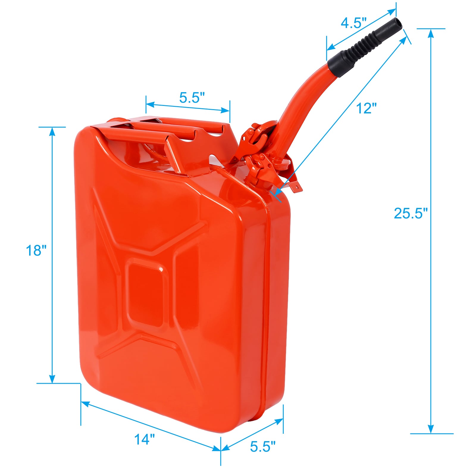 Lata de gasolina metálica de 5 galones Kahomvis GH-QP214-68