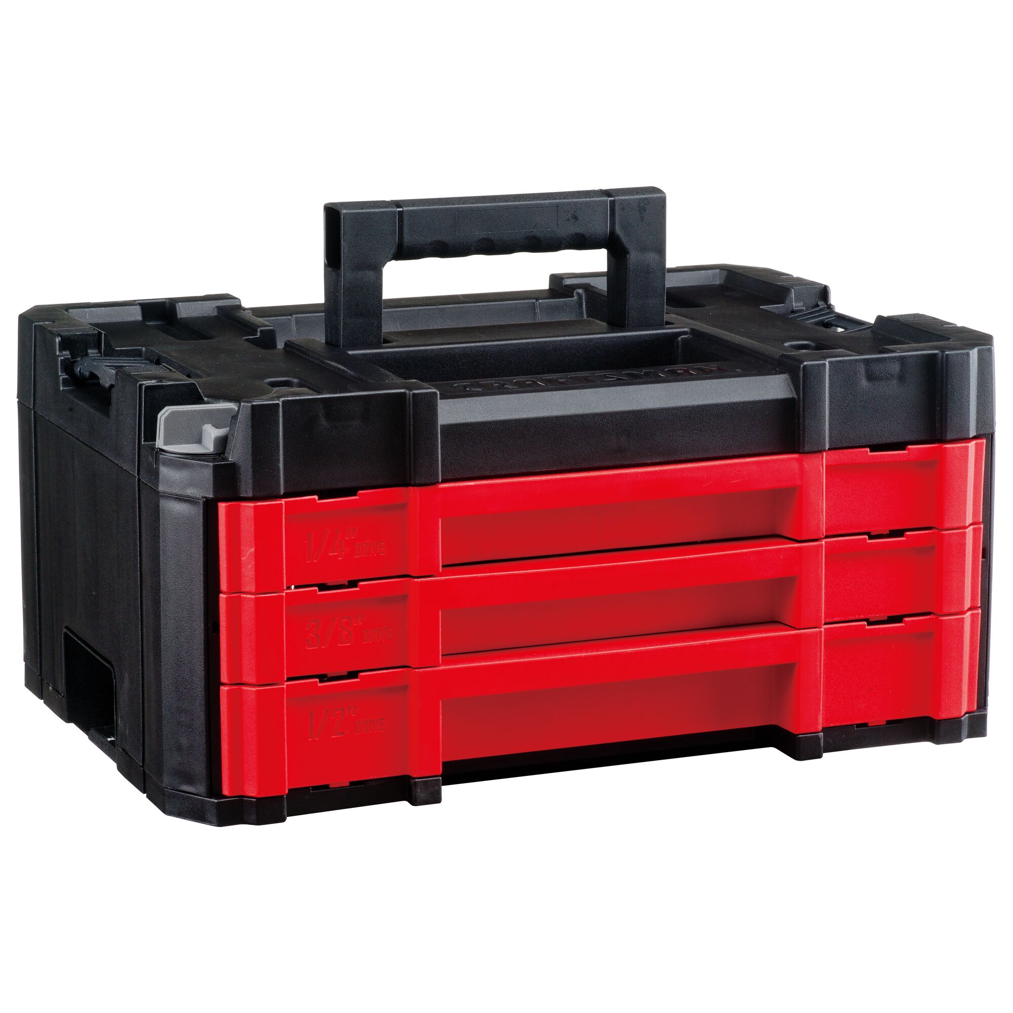 Juego de herramientas mecánicas CRAFTSMAN VERSASTACK de 230 piezas estándar (SAE) y métricas cromadas pulidas con estuche rígido - CMMT45306