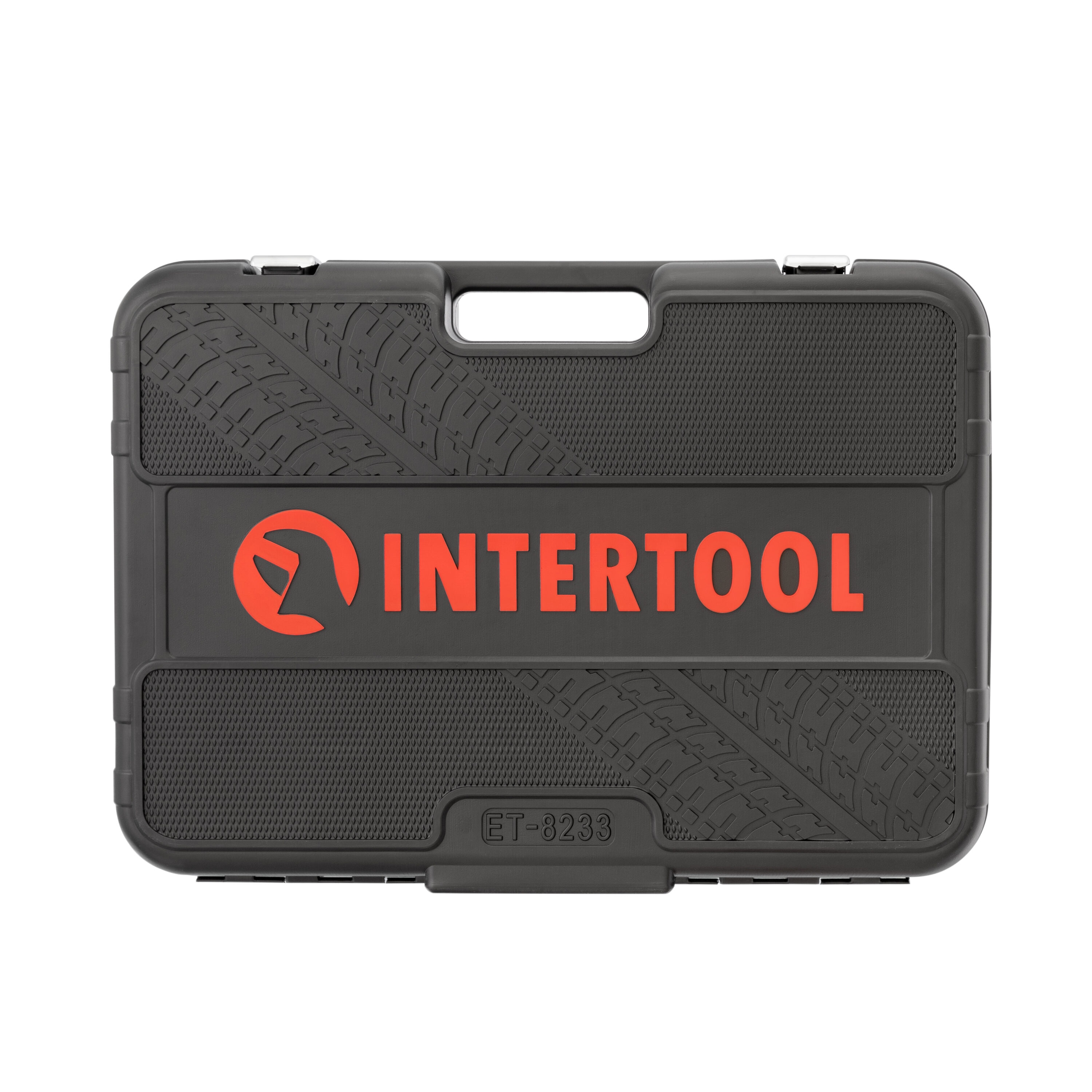 Set de herramientas mecánicas INTERTOOL de 233 piezas estándar (SAE) y métricas con estuche resistente cromado ET08-8233