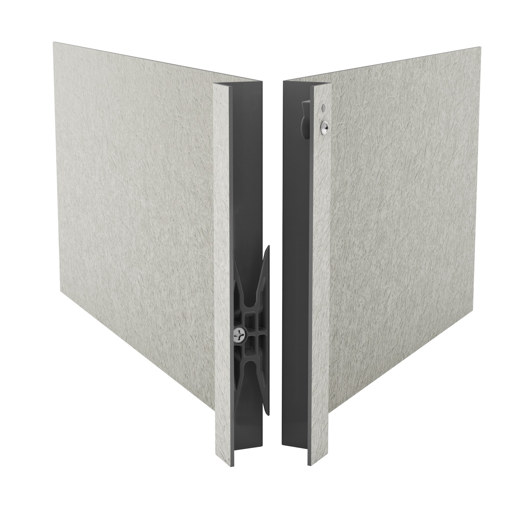 Panel de pared trasera para ducha encajada de una pieza directo al muro MAAX Utile de Mármol Carrara, medidas 48 pulgadas de ancho x 1.13 pulgadas de profundidad x 82.63 pulgadas de altura.