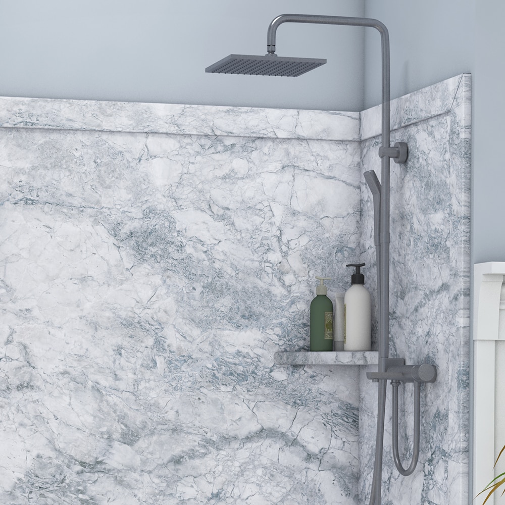 Recubrimiento para pared de ducha FlexStone Royale Everest 3.0 de 60 pulgadas de ancho x 36 pulgadas de profundidad x 80 pulgadas de alto