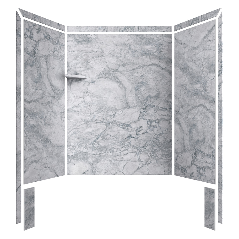 Recubrimiento para pared de ducha FlexStone Royale Everest 3.0 de 60 pulgadas de ancho x 36 pulgadas de profundidad x 80 pulgadas de alto