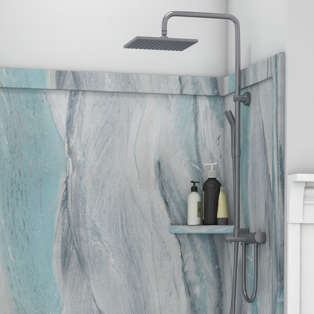 Kit de panel de ducha alcoba Triton 3.0 de 3 piezas FlexStone Elegance 3 de 48 pulgadas de ancho x 36 pulgadas de profundidad x 80 pulgadas de altura