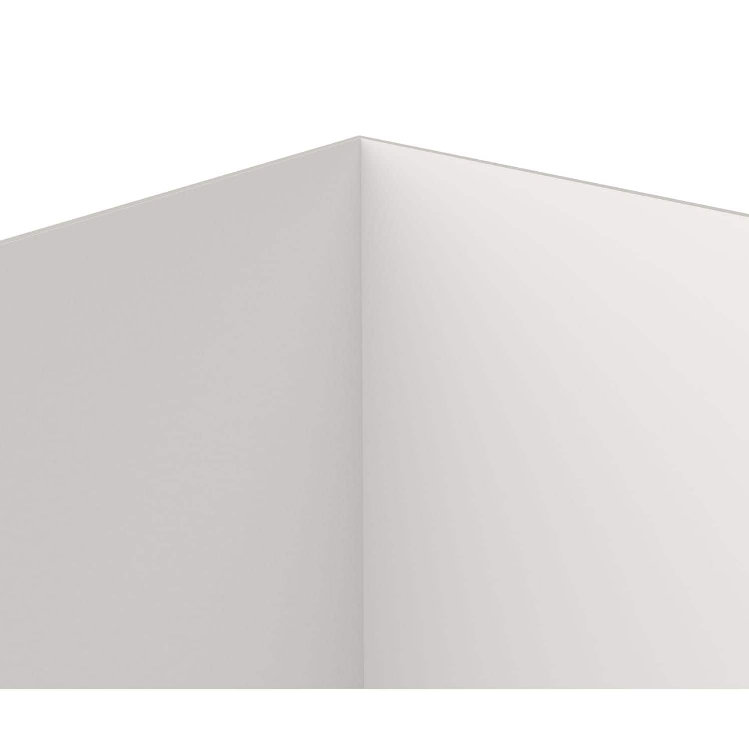 Cubierta de pared de ducha encolable para alcoba de 3.0 piezas en blanco de 48 pulgadas W x 36 pulgadas D x 96.0 pulgadas H (010) de SWAN SK-364896-010