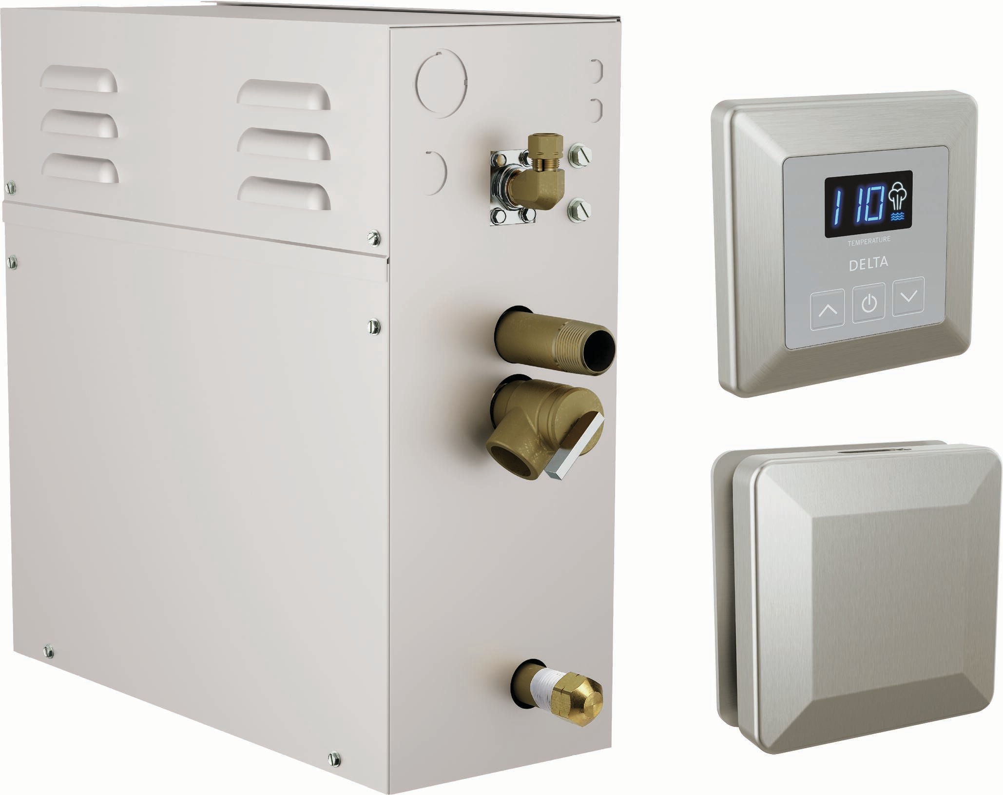 Generador de vapor de acero Lumicoat de 7500 vatios Delta 5P-EST07-SS-PR