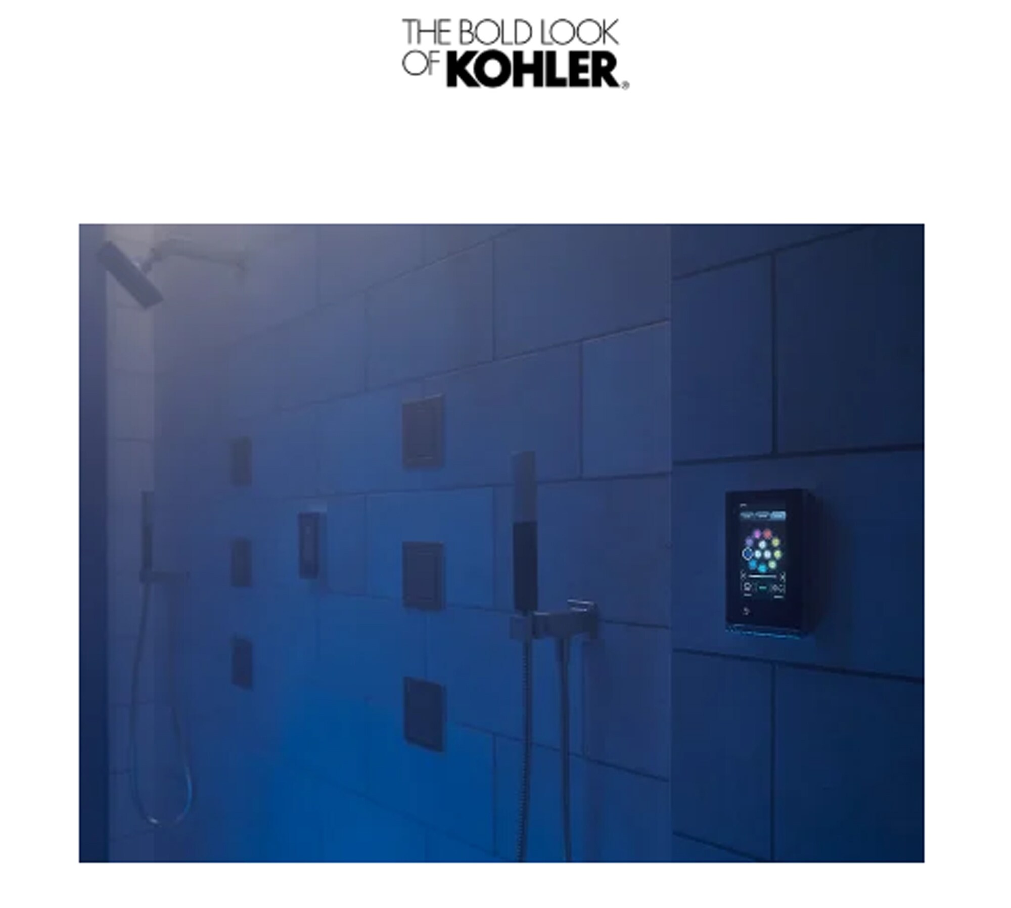 Kit de control para generador de vapor de 15000 vatios en bronce cepillado vibrante KOHLER Invigoration 5557-BV