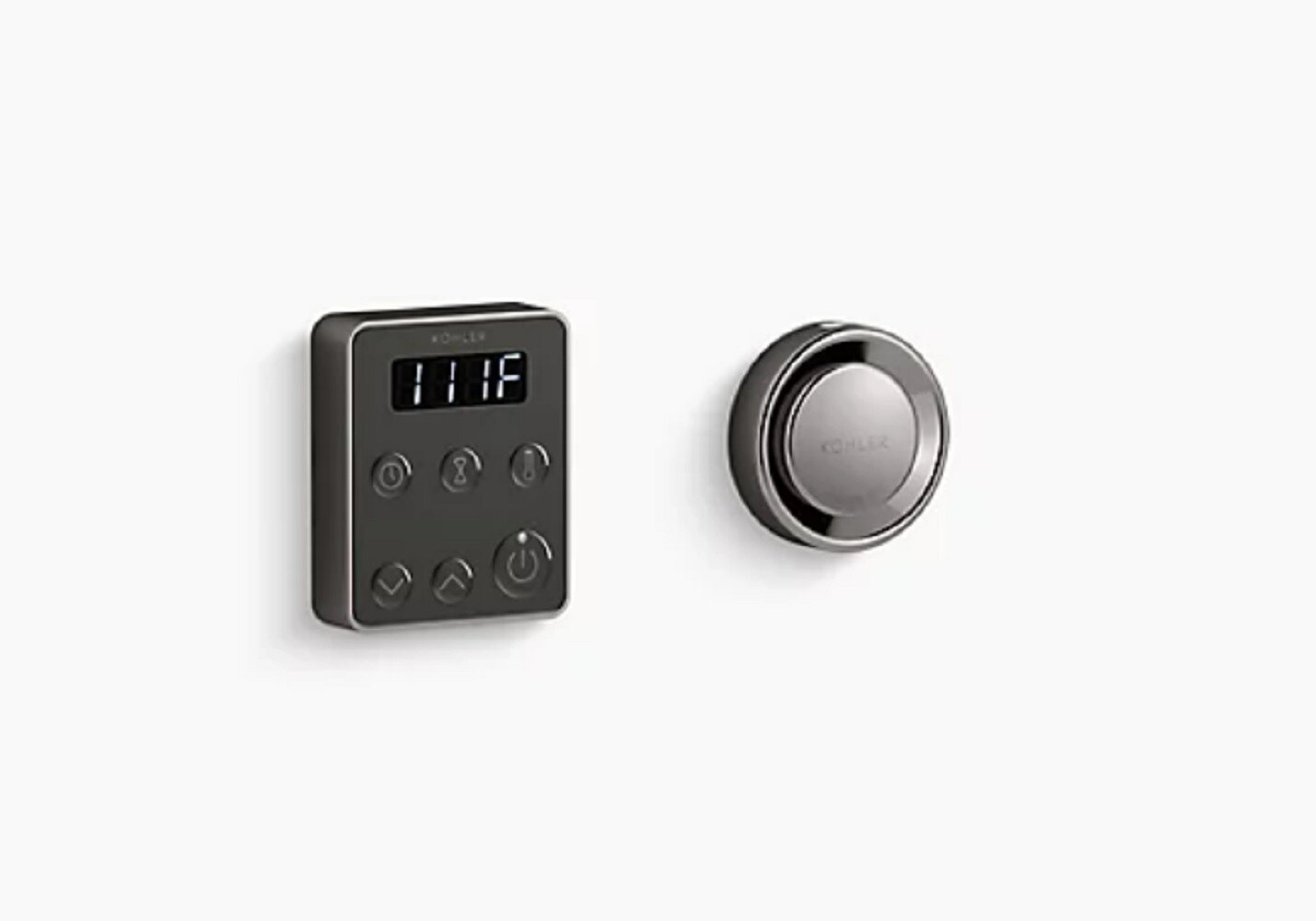 Kit de control generador de vapor de titanio vibrante de 15000 vatios Kohler Invigoration K-5557-TT.