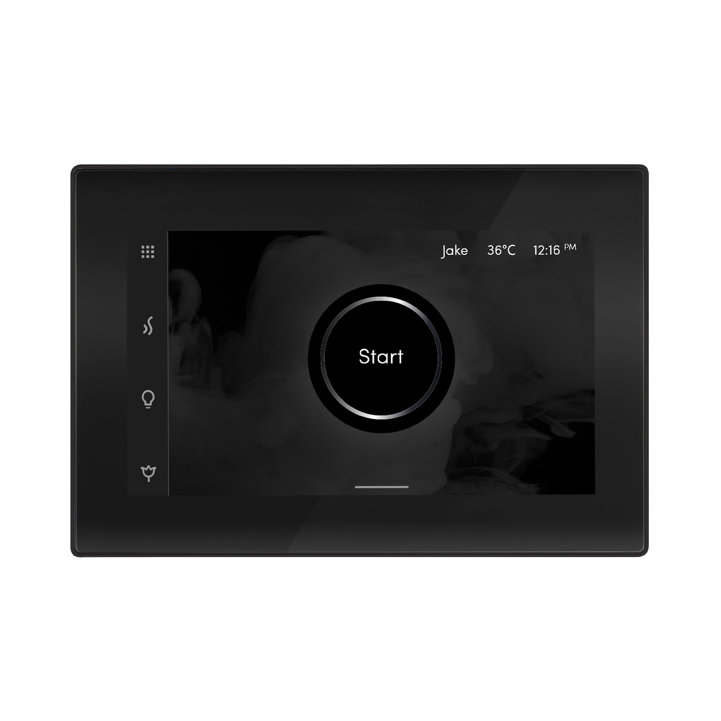 Kit de control de generador de vapor Mr. Steam Super (XDream) de 12000 vatios en negro mate