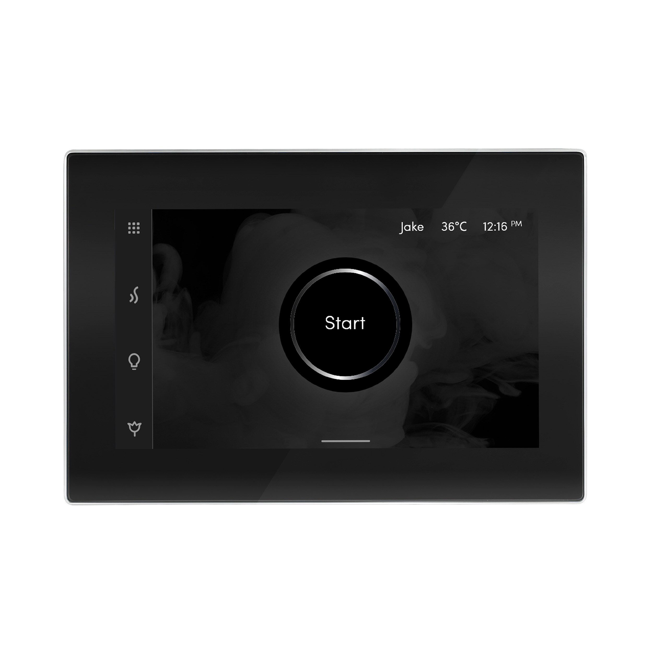 Kit de control de generador de vapor de 120 vatios en cromo pulido negro Sr. Steam XBTLRBKXLPC