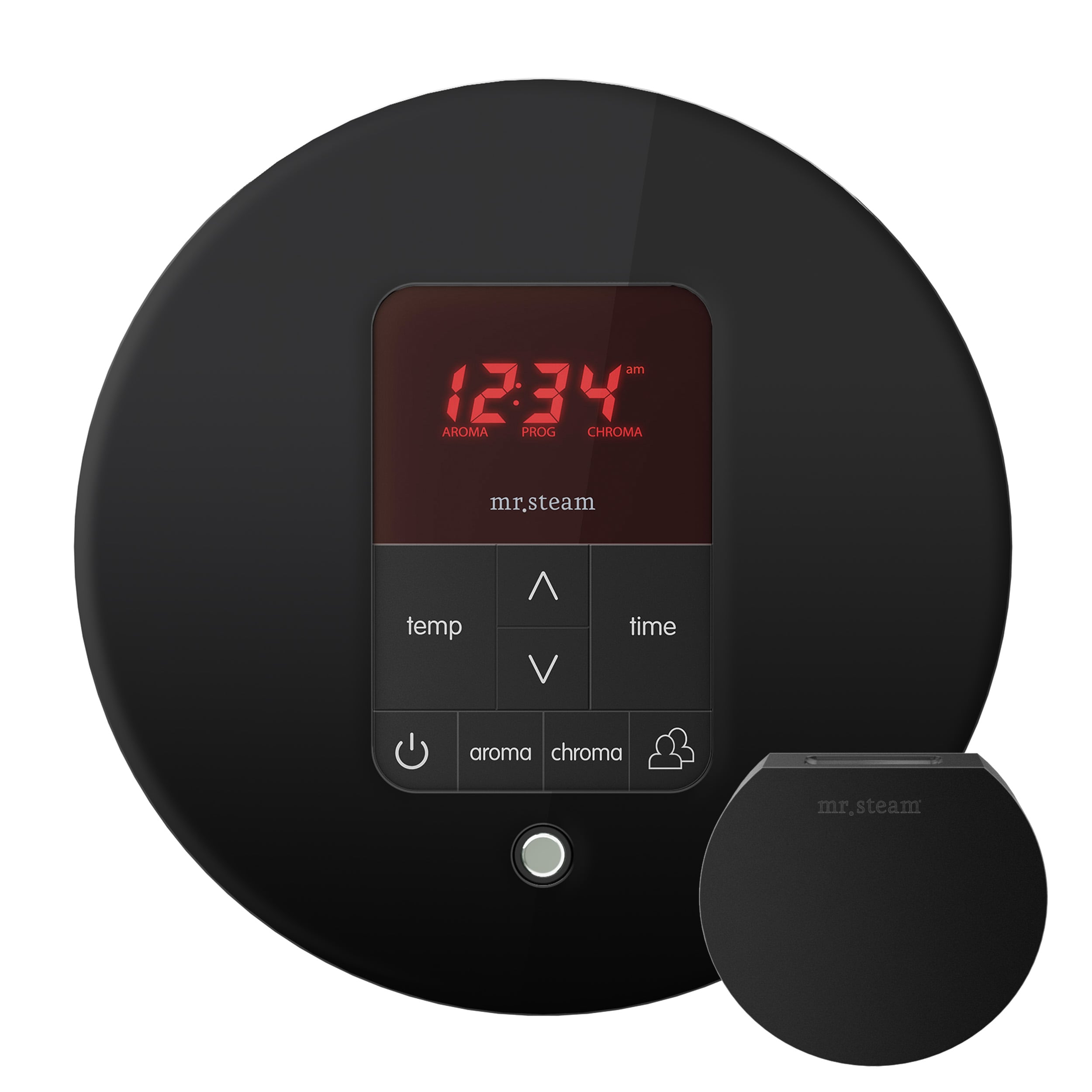 Juego de control de generador de vapor negro mate de 120 vatios de Mr. Steam (XBTLRBKXLMB)