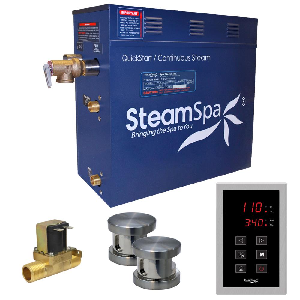 Generador de vapor azul SteamSpa Oasis de 10500 watts