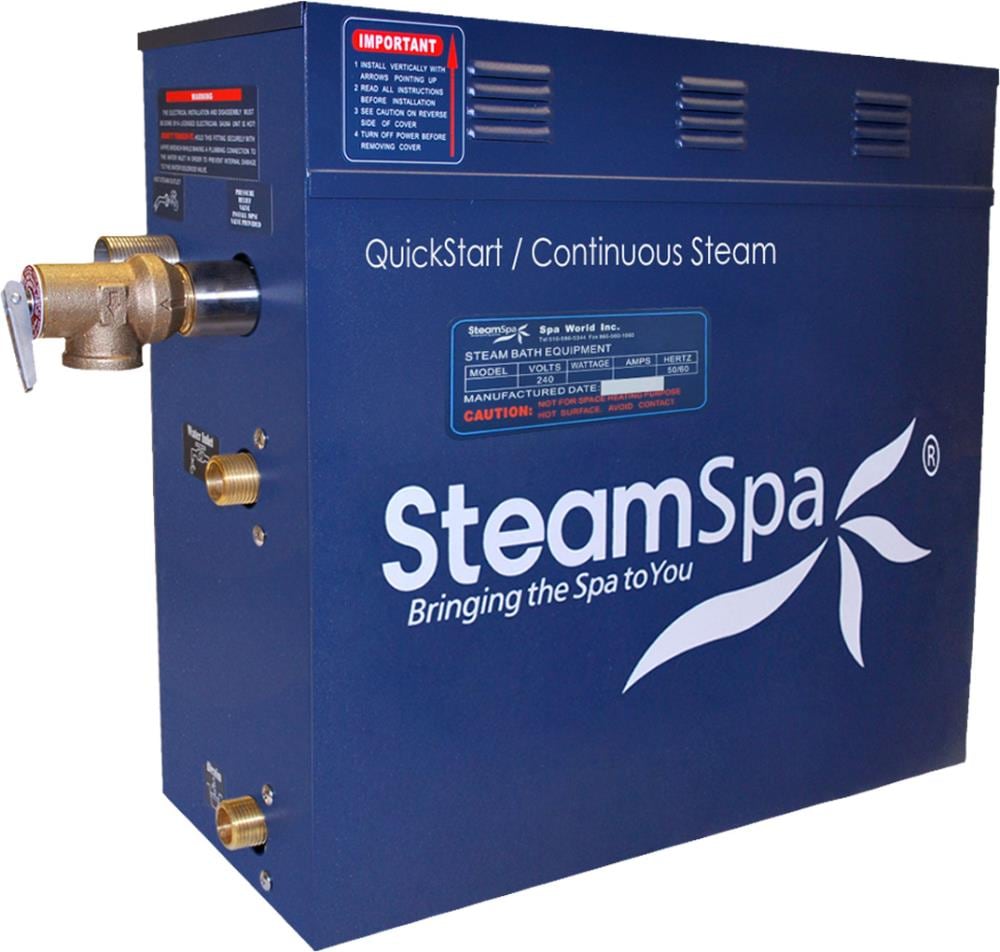 Generador de Vapor Azul de 12000 Watts SteamSpa D-1200