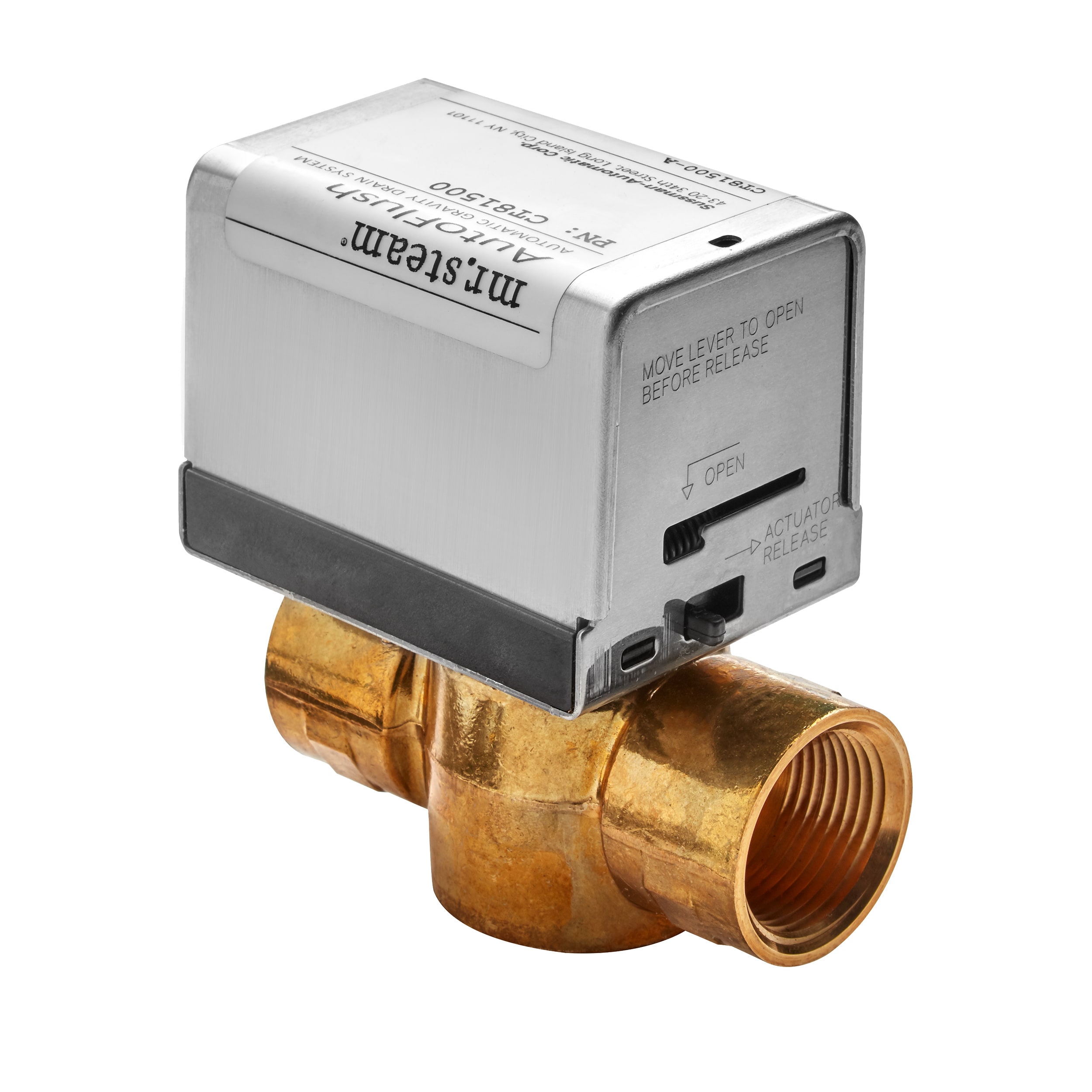 Kit de control de generador de vapor Mr. Steam Xdream Max Linear de 500 vatios en bronce cepillado - XDRM1BKXLBB
