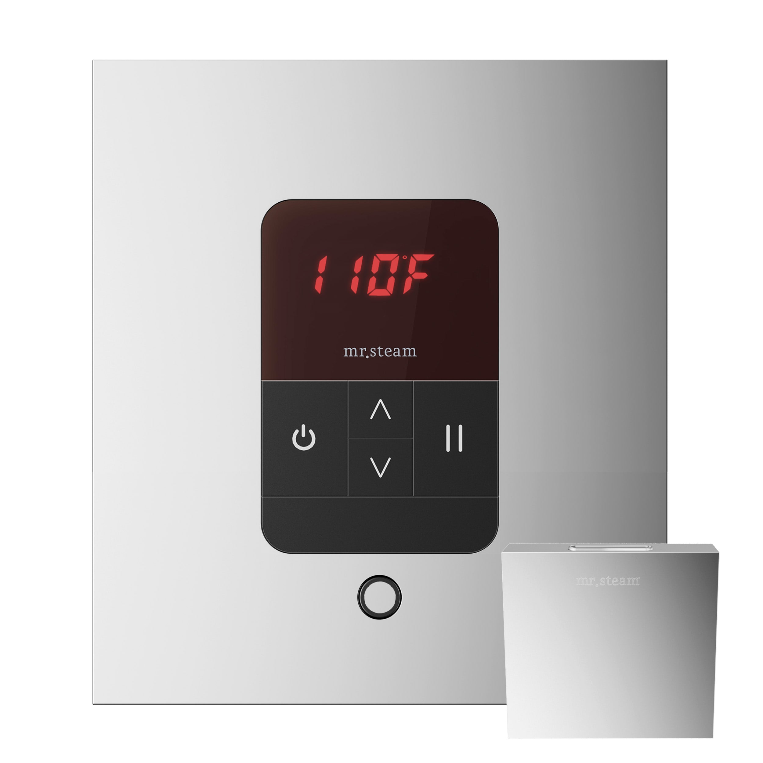 Kit de control del generador de vapor de cromo pulido de 9000 vatios de Sr. Steam
