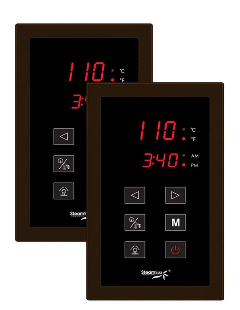 Generador de vapor SteamSpa Royal de 12000 vatios en bronce aceitado - RYT1200OB-A