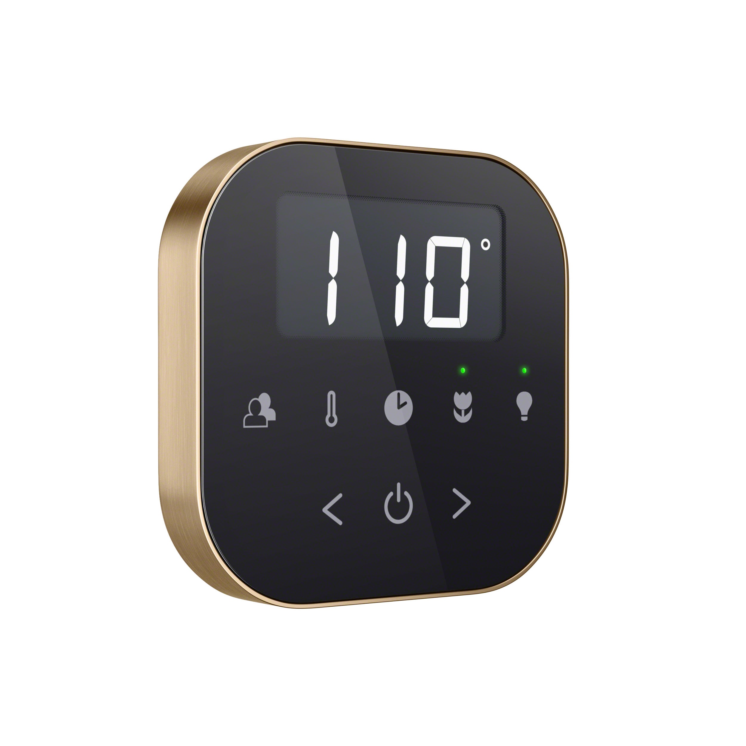 Kit de control para generador de vapor en negro bronce cepillado de 120 watts Sr. Steam ABUTLER1B-BB.
