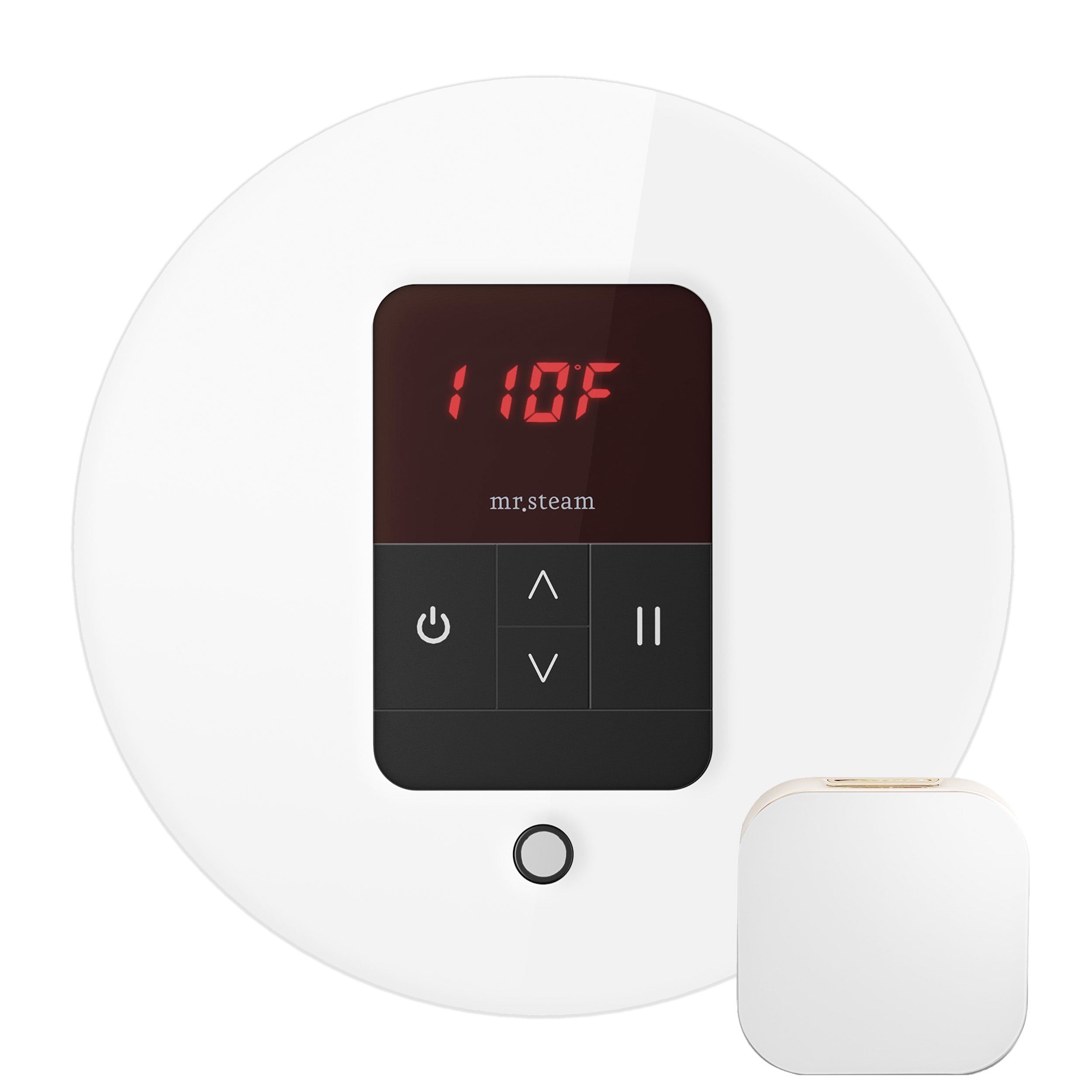 Unidad de control de vapor blanco de vidrio de 120 vatios de Mr. Steam