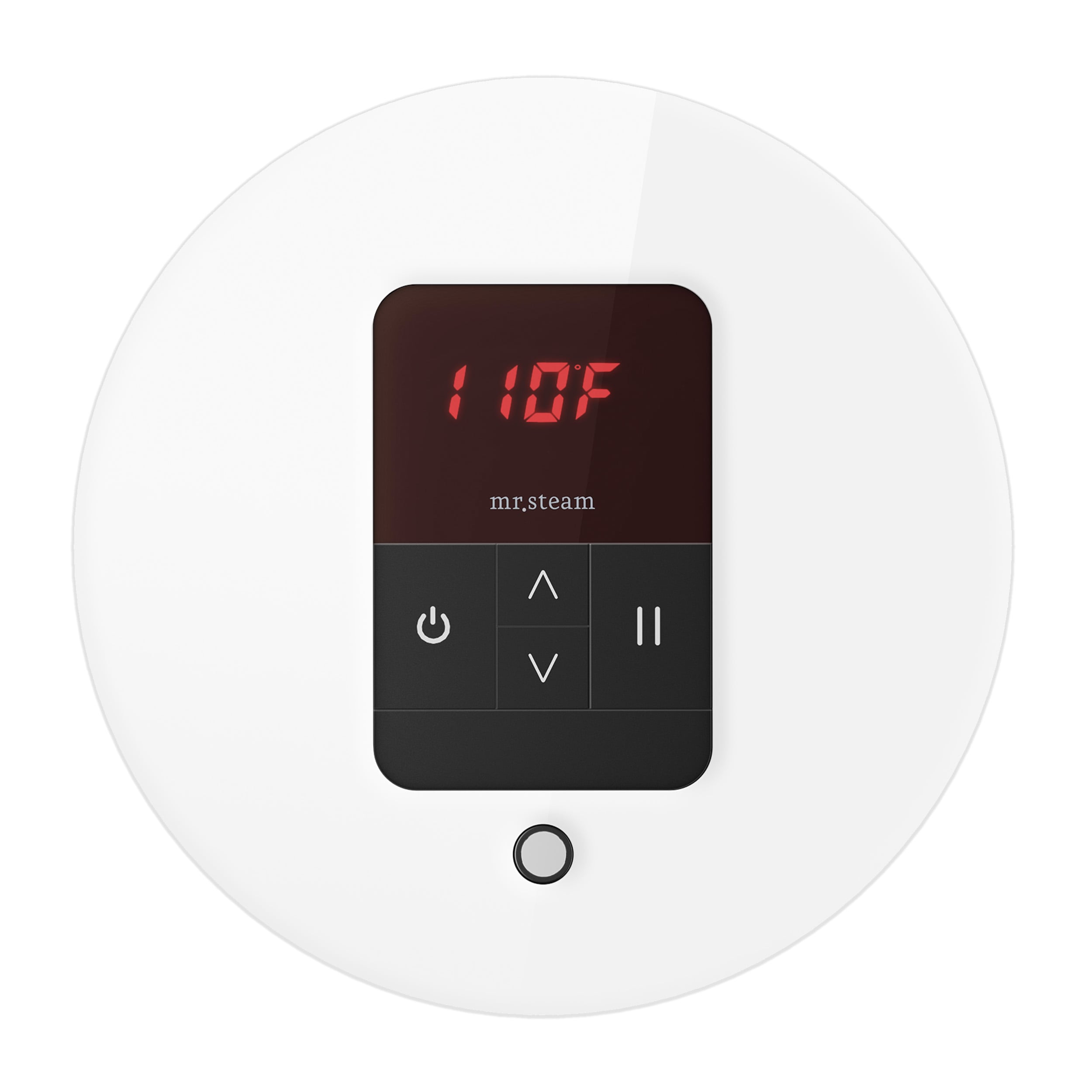 Unidad de control de vapor blanco de vidrio de 120 vatios de Mr. Steam
