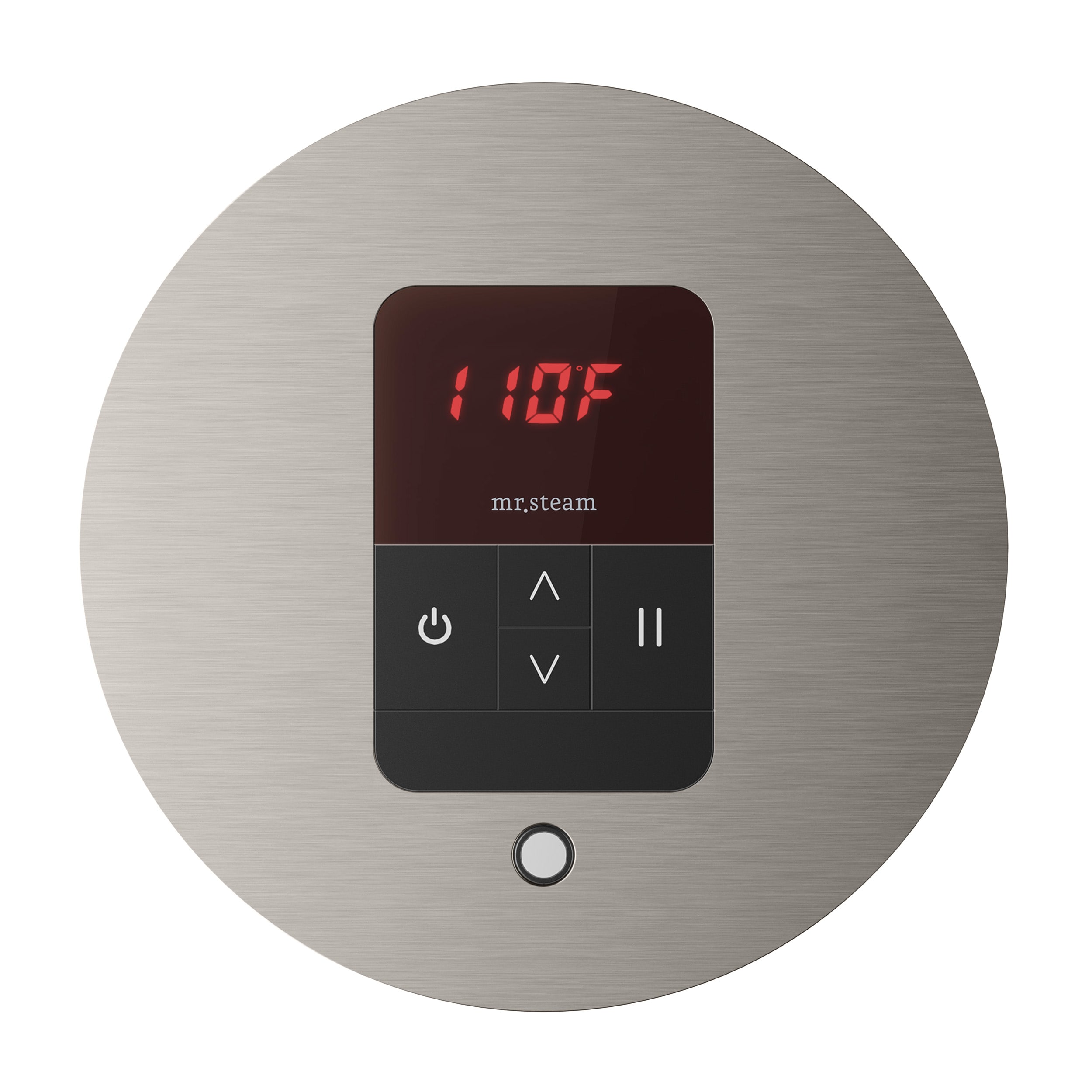 Unidad de control de vapor de níquel cepillado de 120 vatios de Sr. Steam MSITEMPORD-BN