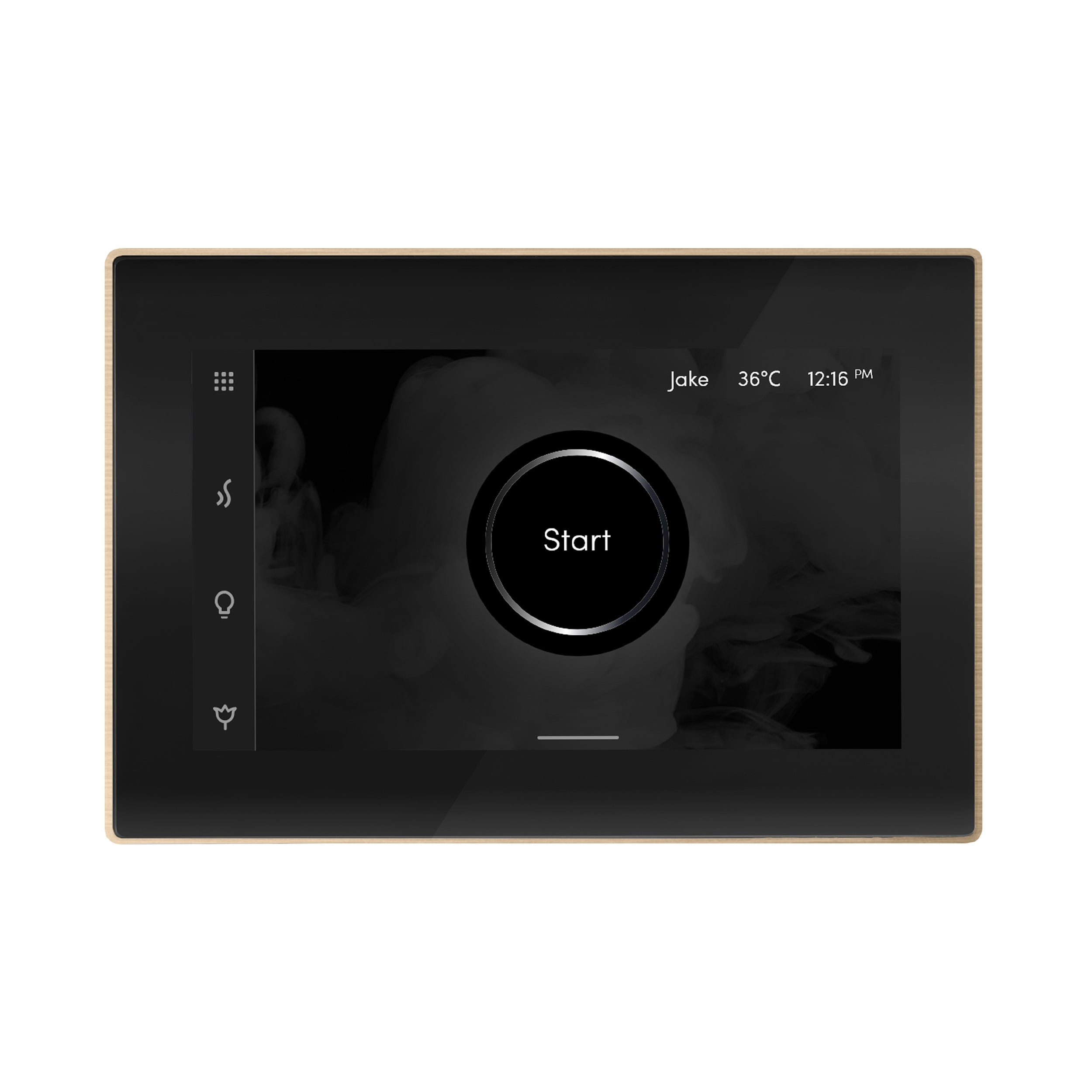Kit de control del generador de vapor Mr. Steam Super (XDream) de 10000 vatios en bronce cepillado
