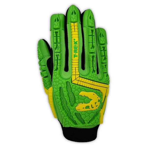Guantes resistentes a cortes Magid, amarillo de alta visibilidad, talla L - TRX641L