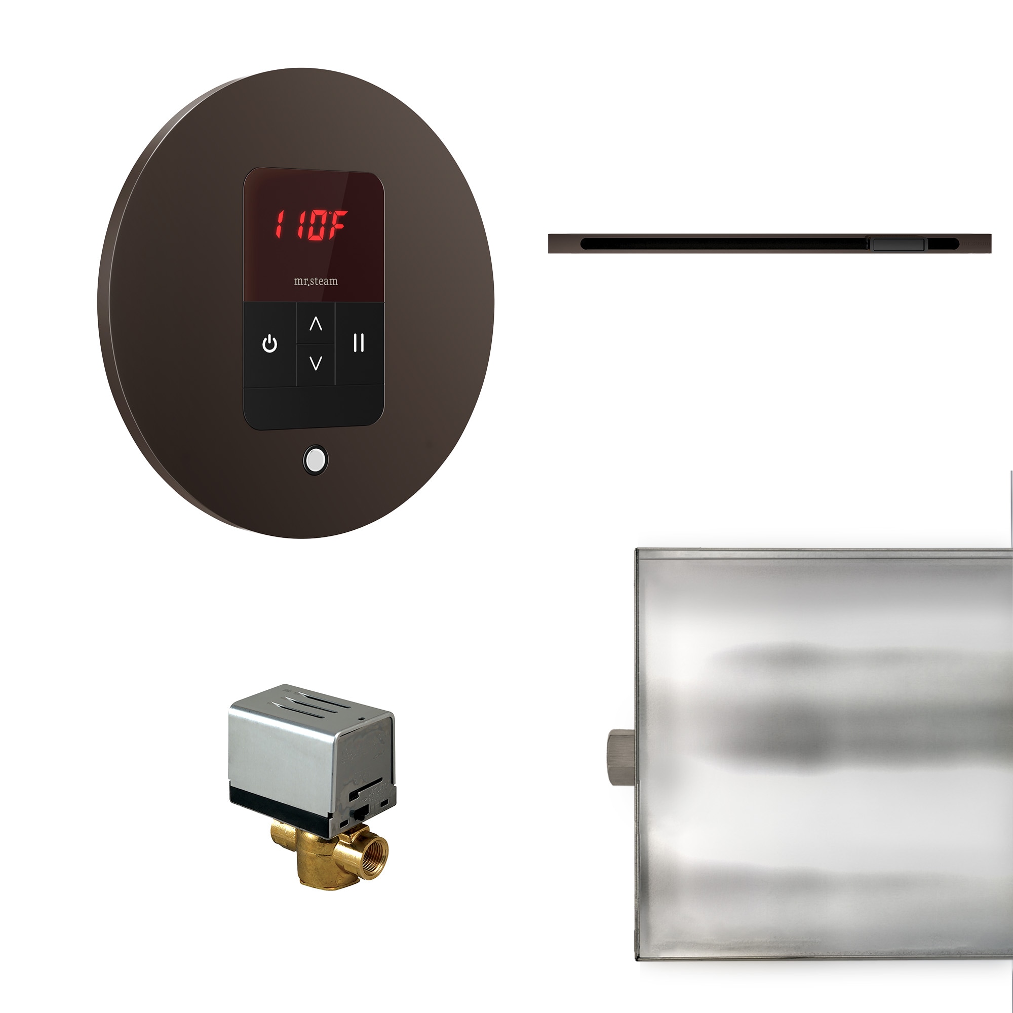 Kit de control de generador de vapor de bronce aceitado de 120 vatios de Mr. Steam