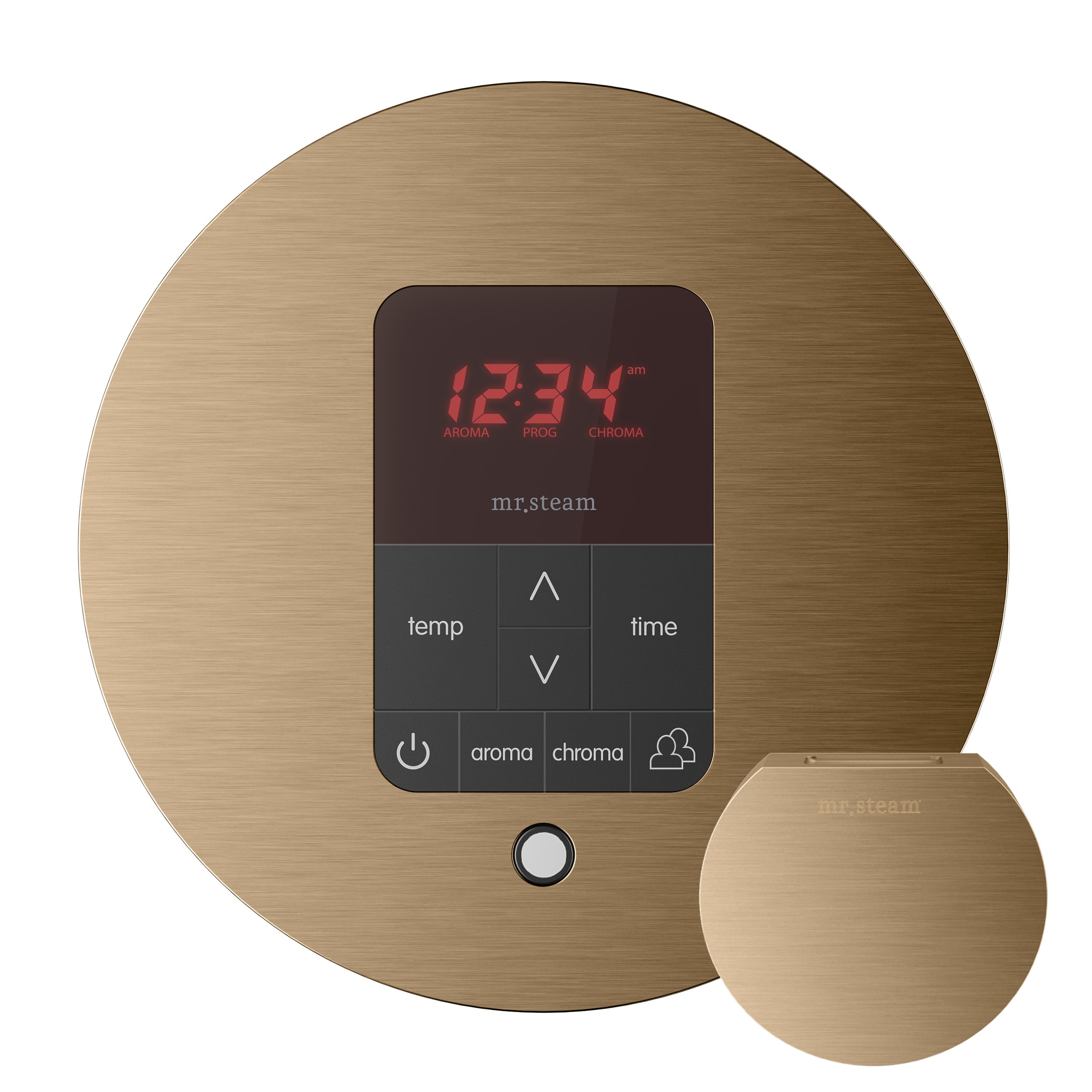 Kit de control de generador de vapor de vidrio blanco de 120 vatios Sr. Steam MSBUTLER1SQ-WH