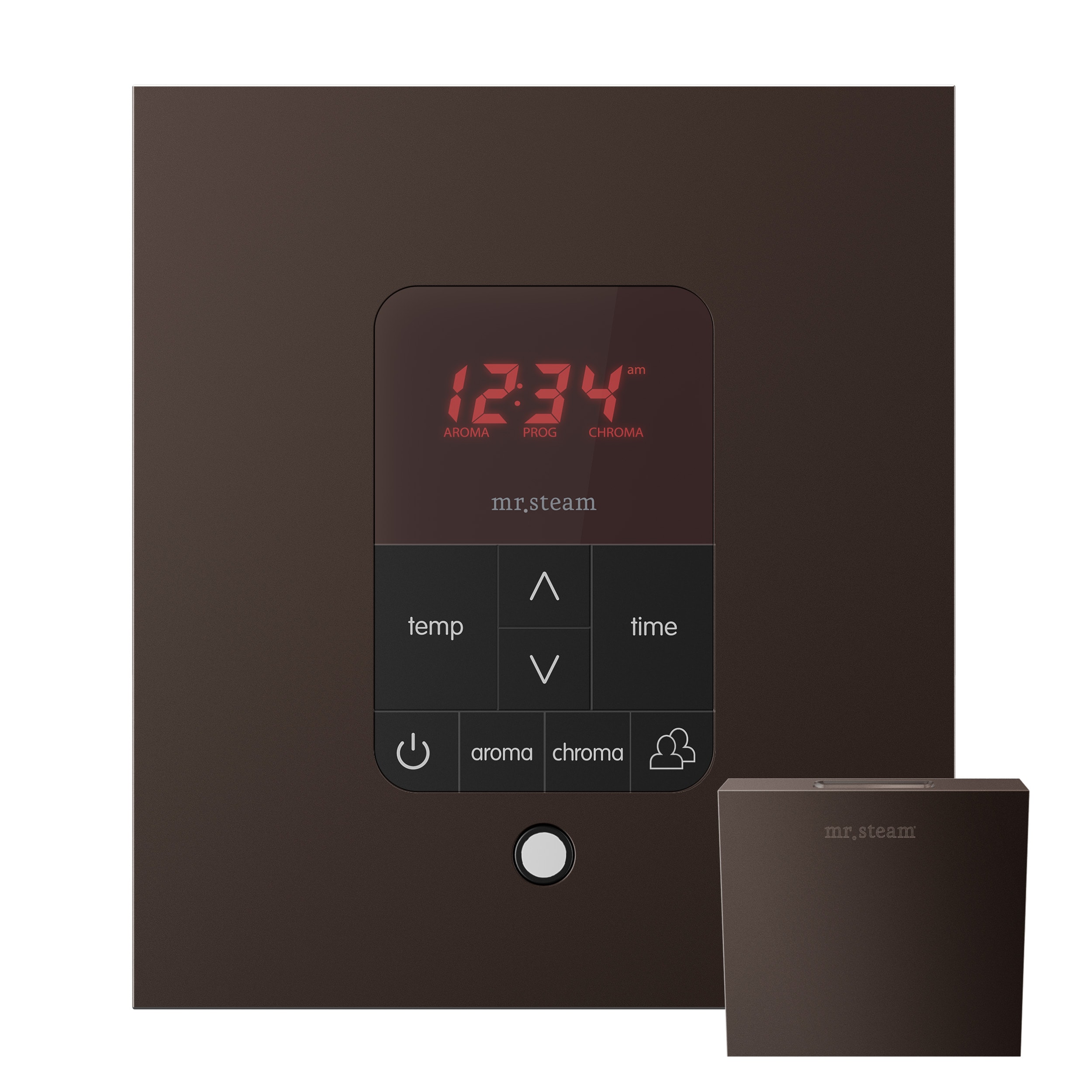 Kit de control para generador de vapor de bronce frotado con aceite de 7500 vatios de Mr. Steam