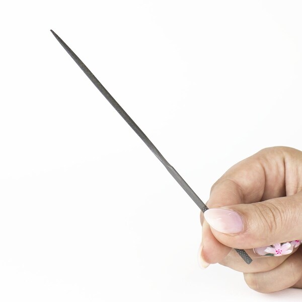 Excel Blades Half-Round Needle File, 5.75" Cut #2 Hobby and Jewelry, 12pk - 55606