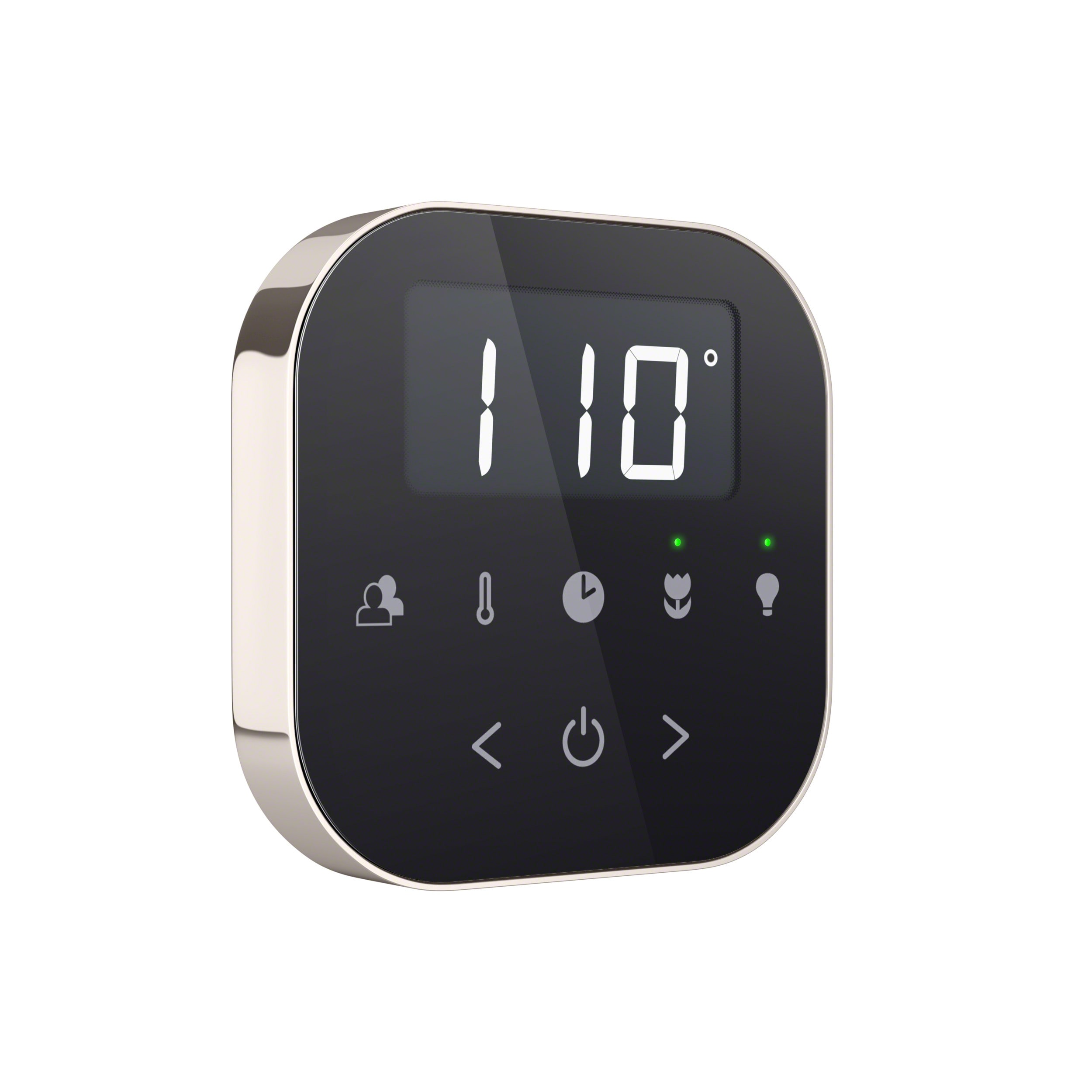 Kit de control generador de vapor negro niquelado pulido de 120 watts Sr. Steam