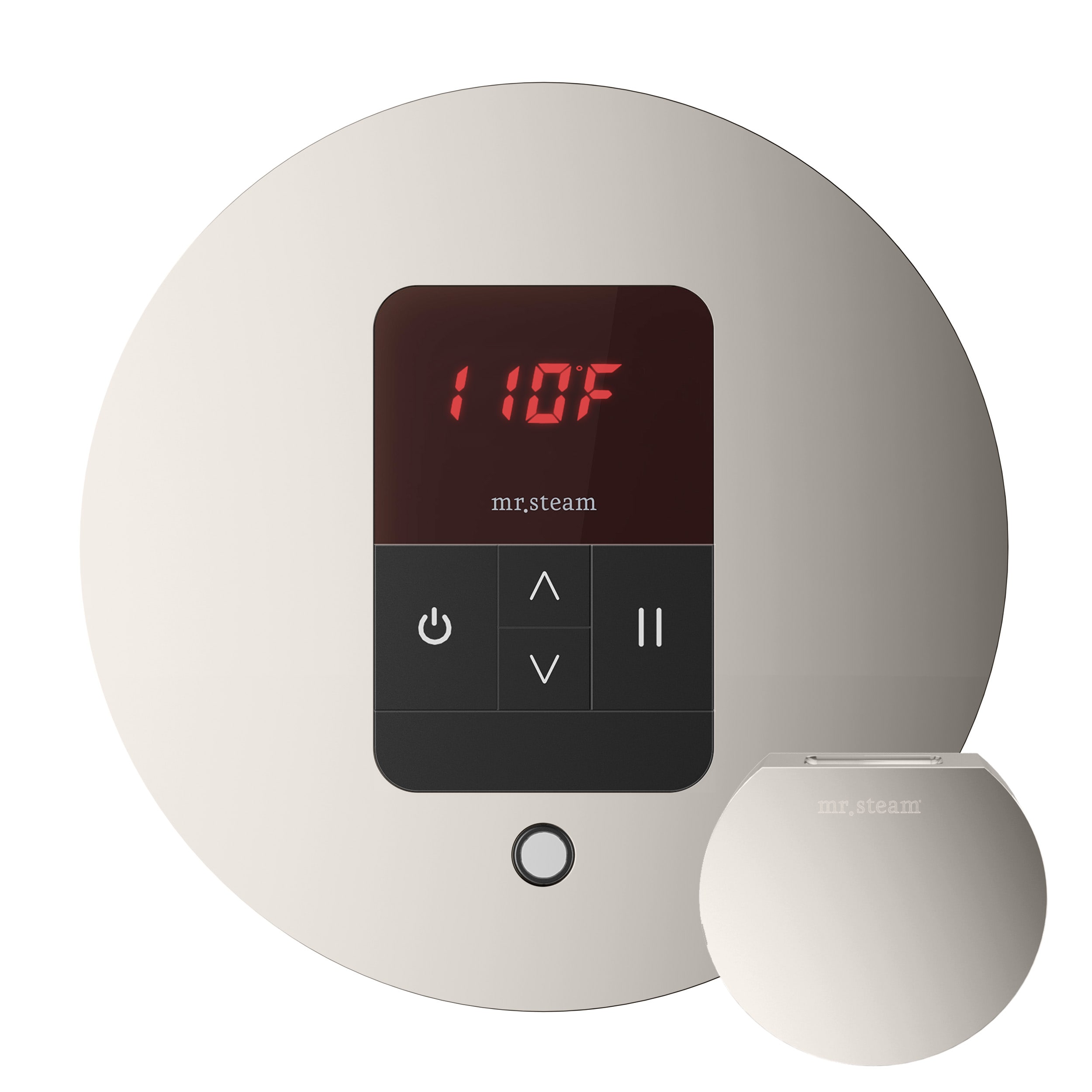 Kit de control para generador de vapor de níquel pulido de 7500 vatios de Mr. Steam
