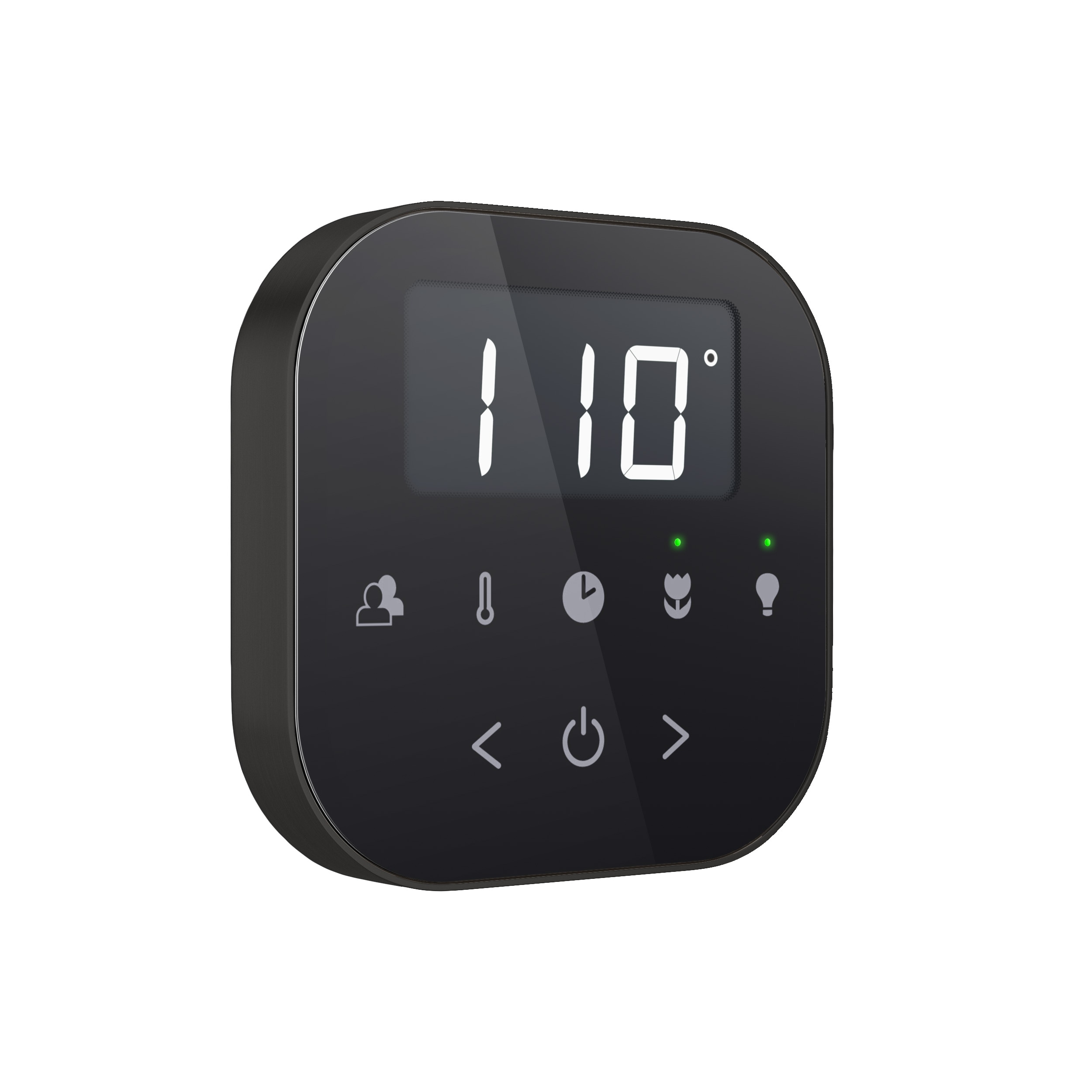 Kit de control de generador de vapor negro mate de Mr. Steam de 120 vatios