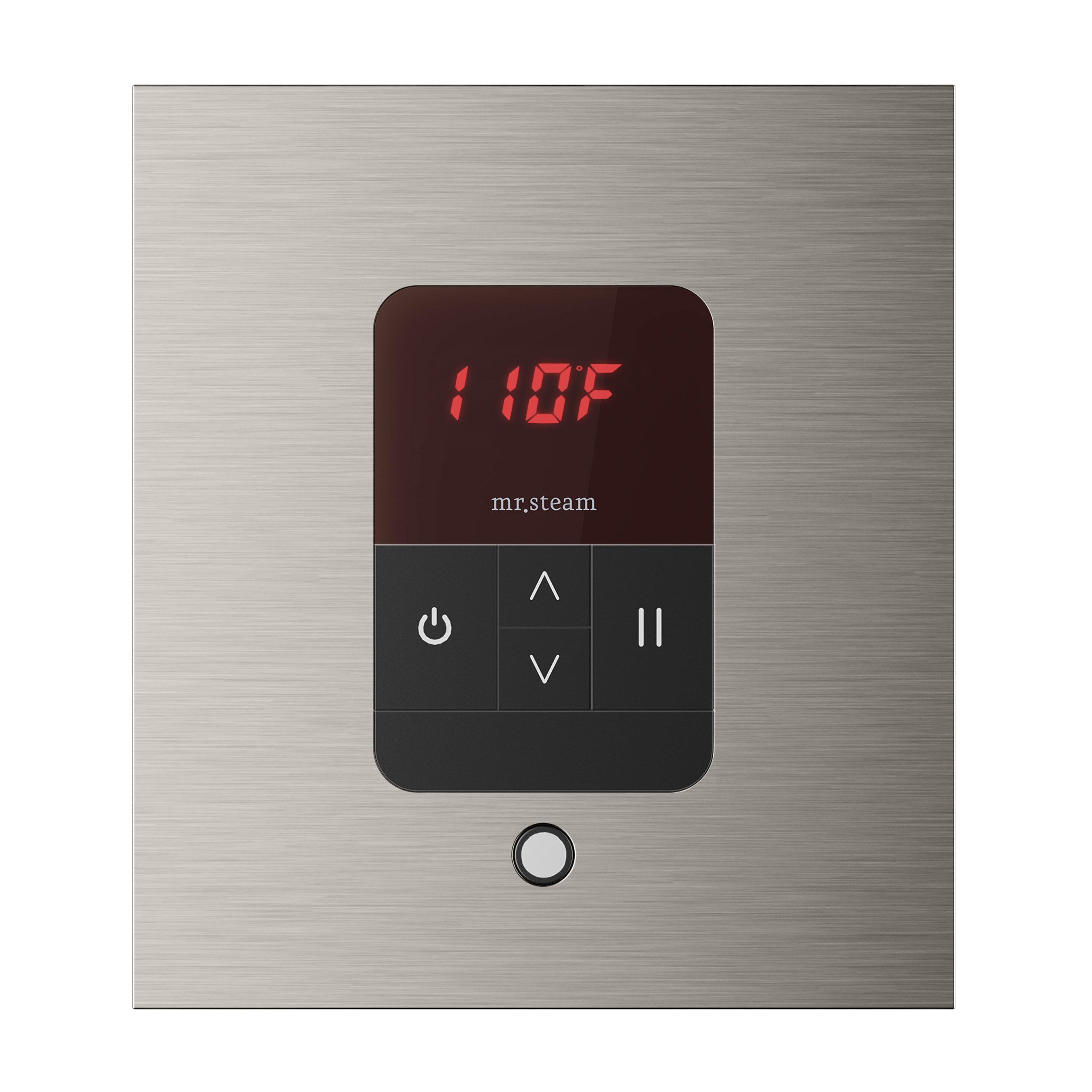 Unidad de control de vapor de níquel cepillado de 120 vatios de Mr. Steam