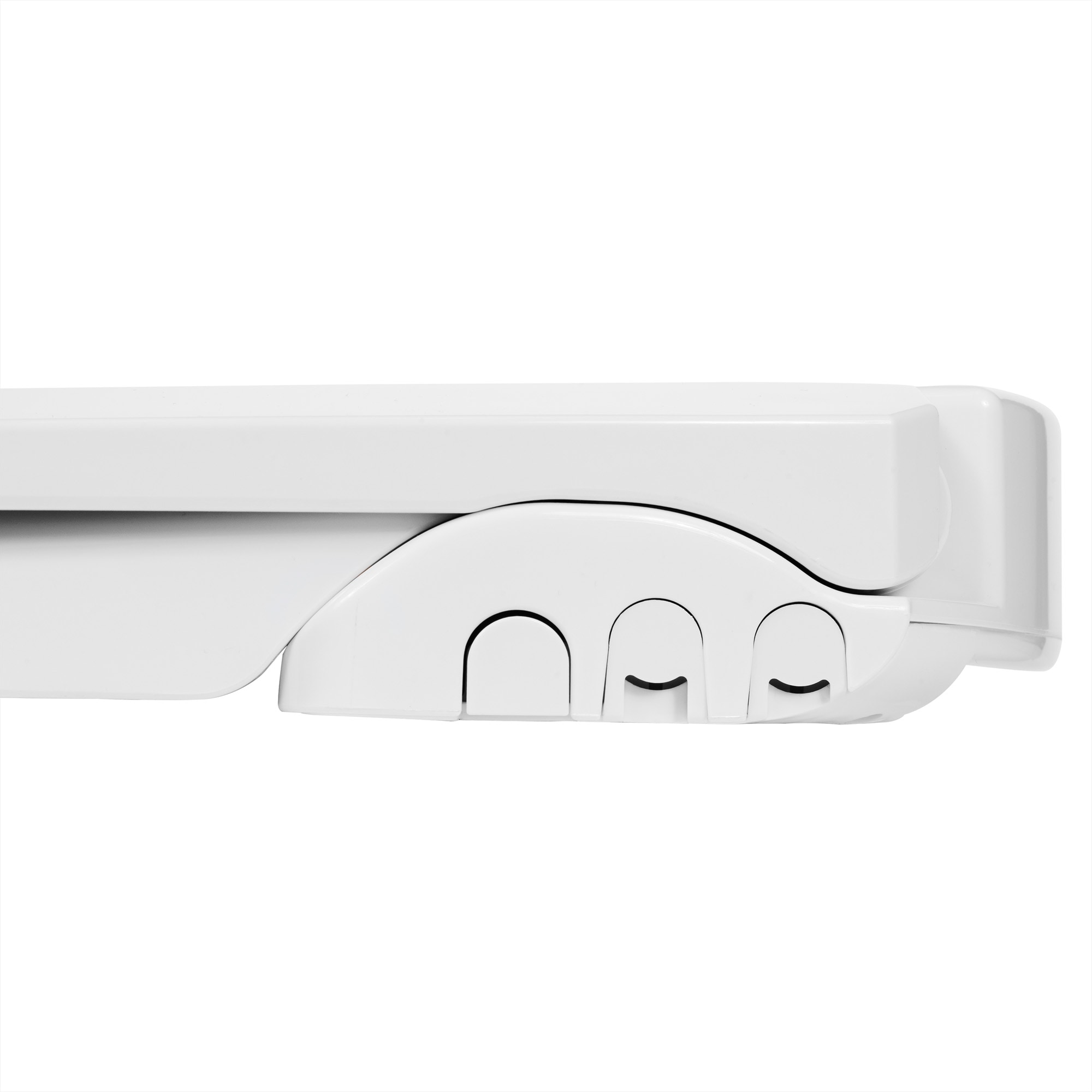 Asiento de Bidé para Inodoro de Plástico Blanco con Cierre Suave, Forma Alargada - Brondell Ecoseat S101-EW