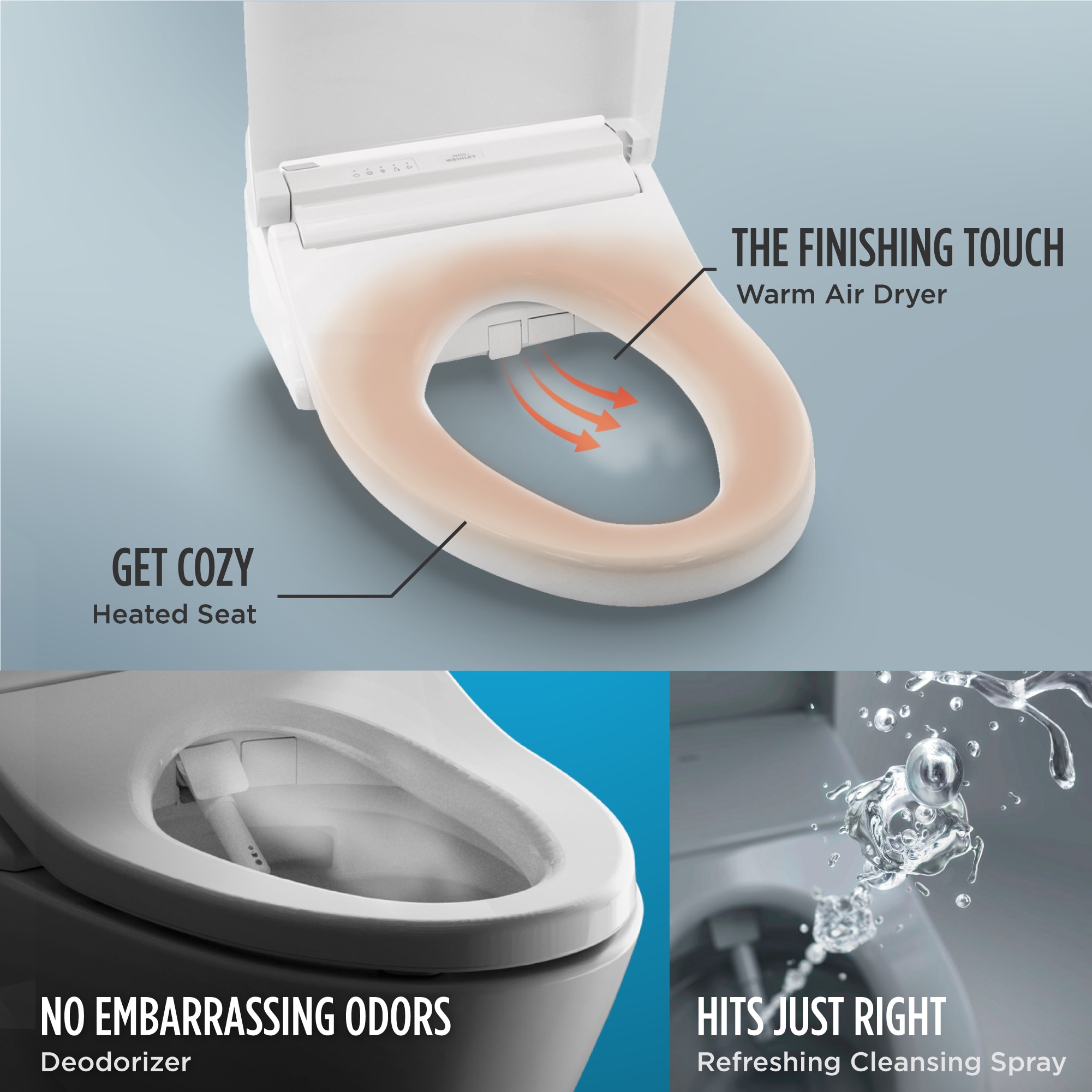 TOTO Drake Algodón Individual Alargado Altura Estándar Cierre Suave 2 piezas Bidet 12 pulgadas Imperfecto Labeled 1.28 GPF MW7763084CEG-01