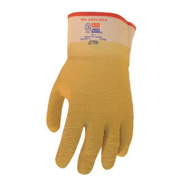 Guantes recubiertos resistentes al corte Showa, Nivel de corte 3, Amarillos, 10 - 68NFW-10.