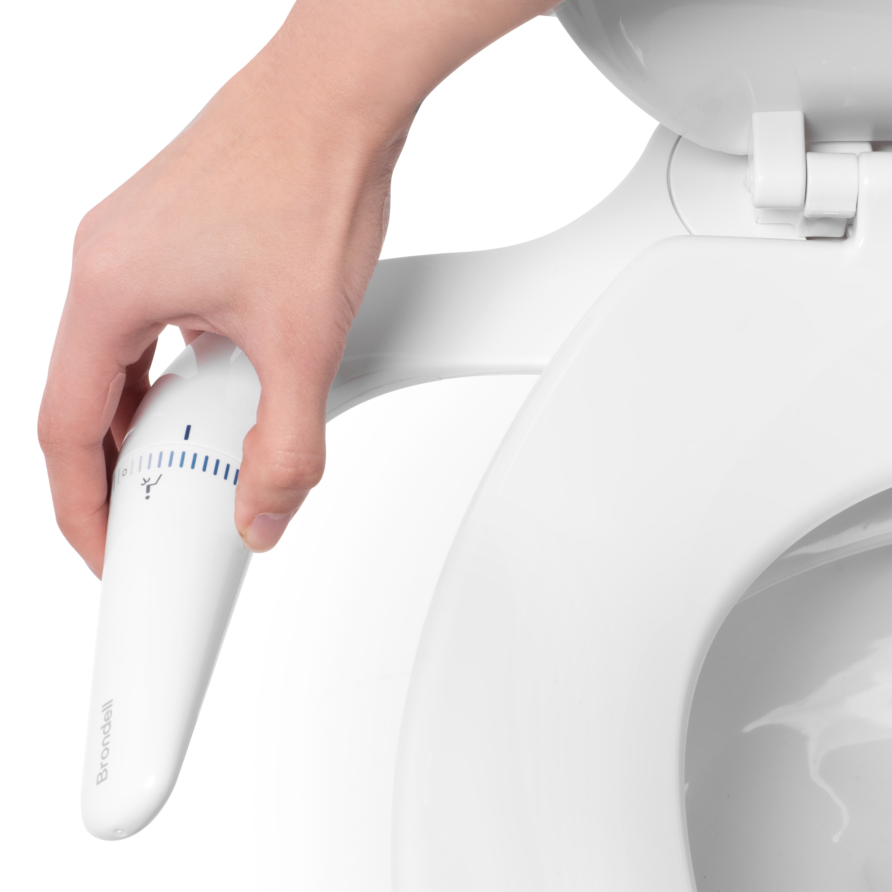 Aditamento para bidet Brondell Easyspa con controles ergonómicos y dos boquillas LES-12