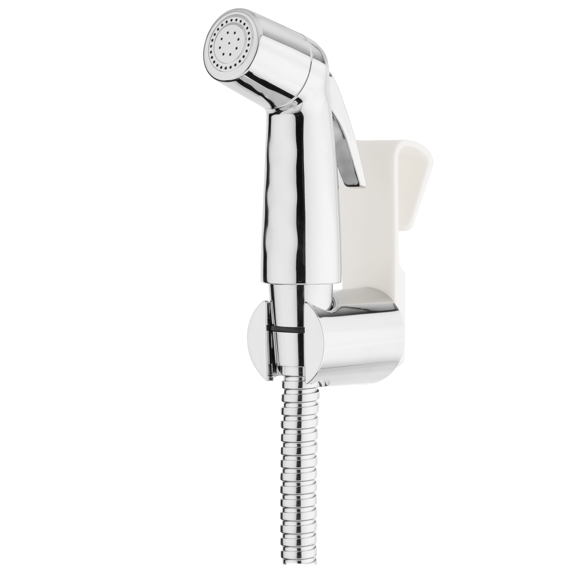 Rociador de bidé portátil montado en el inodoro color plata cromada Brondell LES-50
