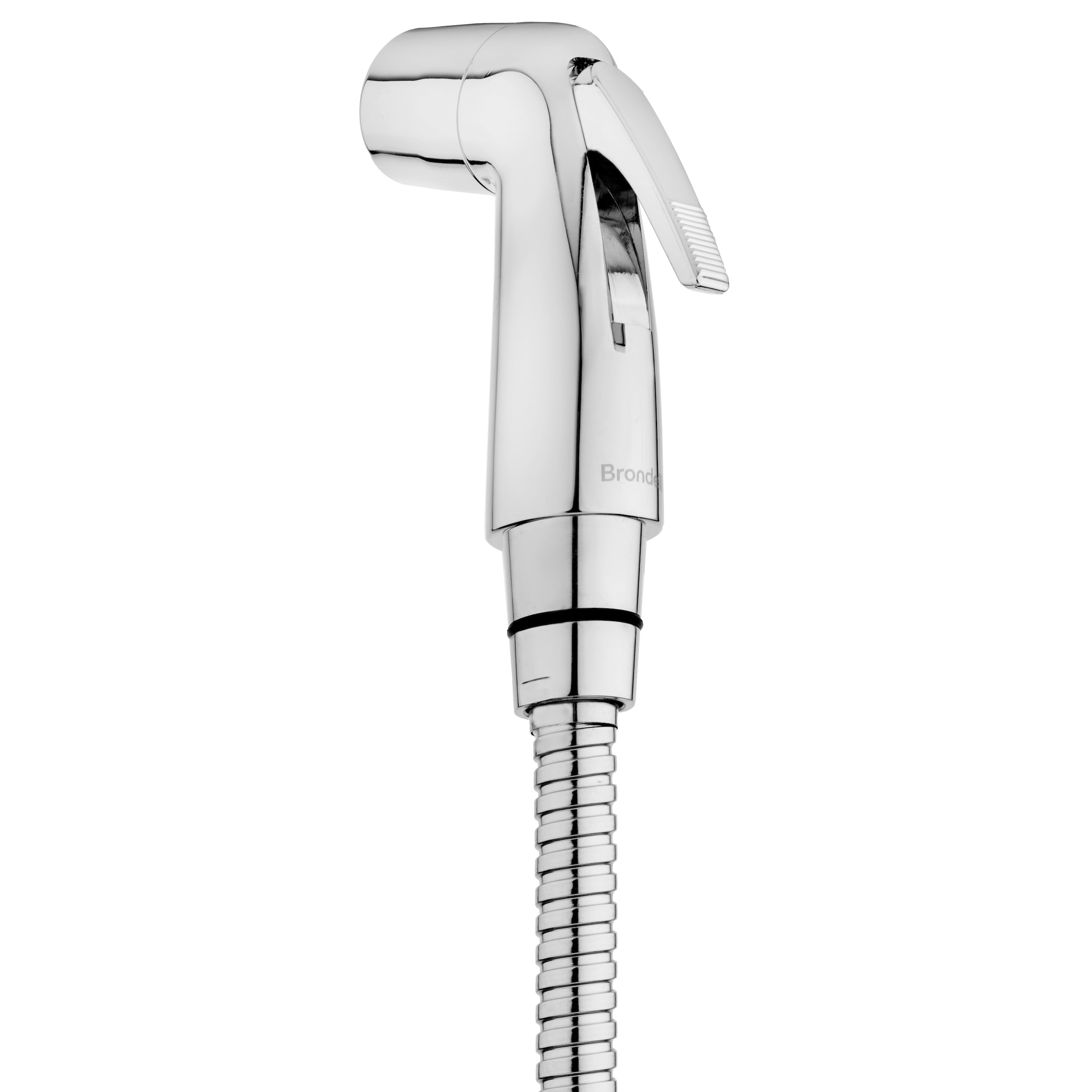 Rociador de bidé portátil montado en el inodoro color plata cromada Brondell LES-50