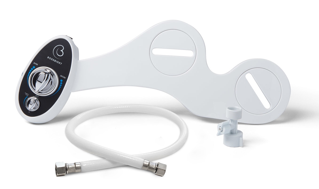Bidet de Lujo sin Energía de Doble Boquilla, con Autolimpieza (Blanco y Negro)