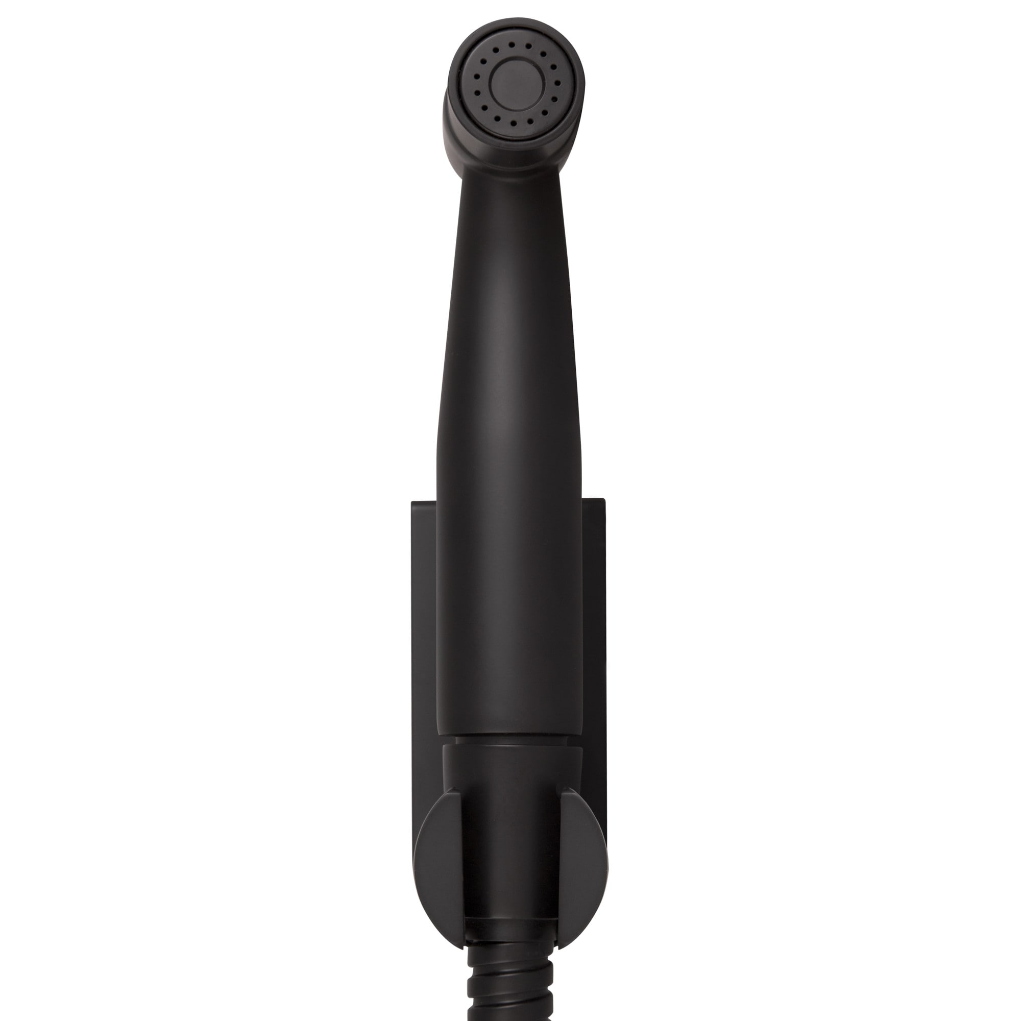 Rociador de bidé de mano montado en el inodoro de diseño en color negro mate