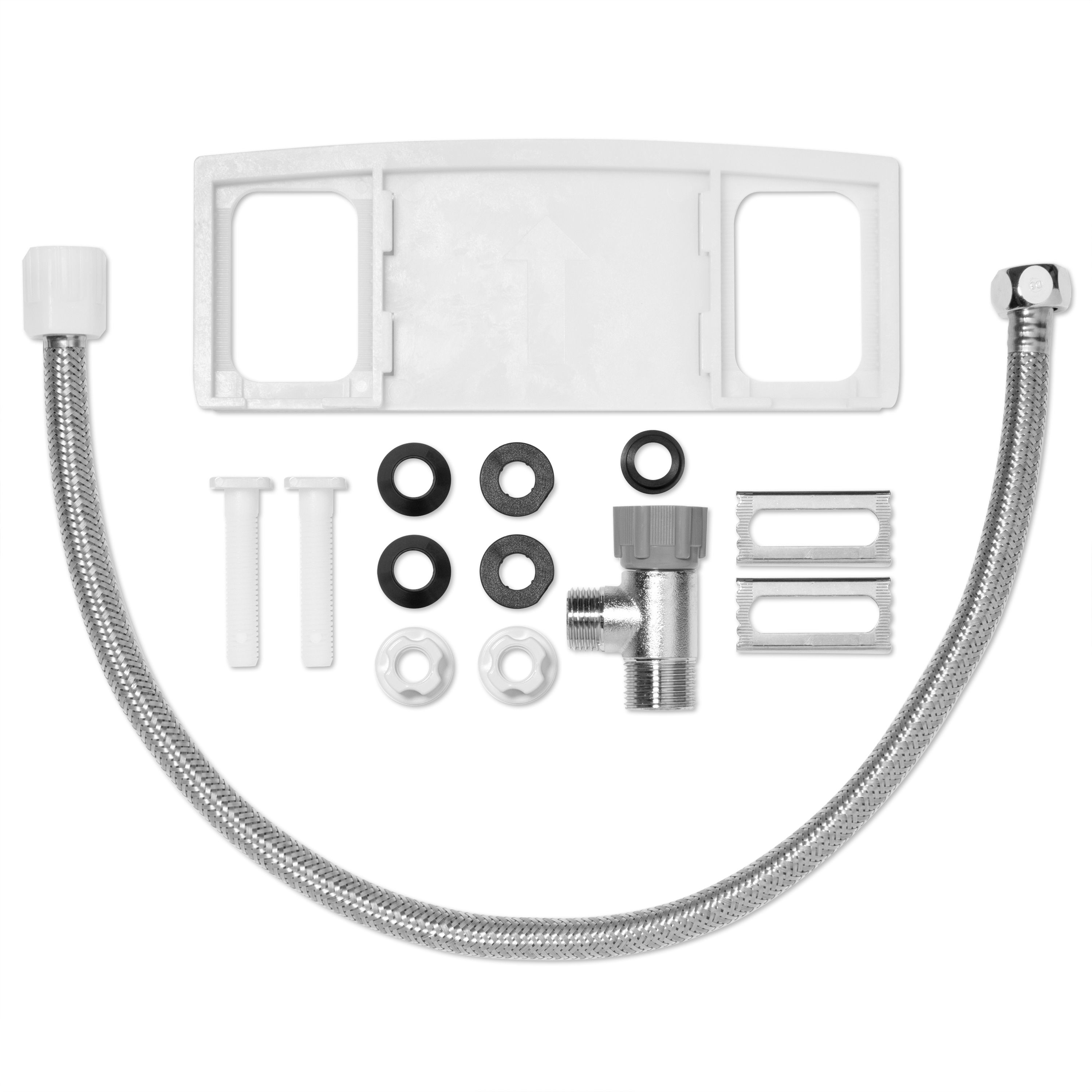 Asiento de Bidet con Cierre Suave Elongado y Calentado en Plástico Blanco de Brondell LES512-EW