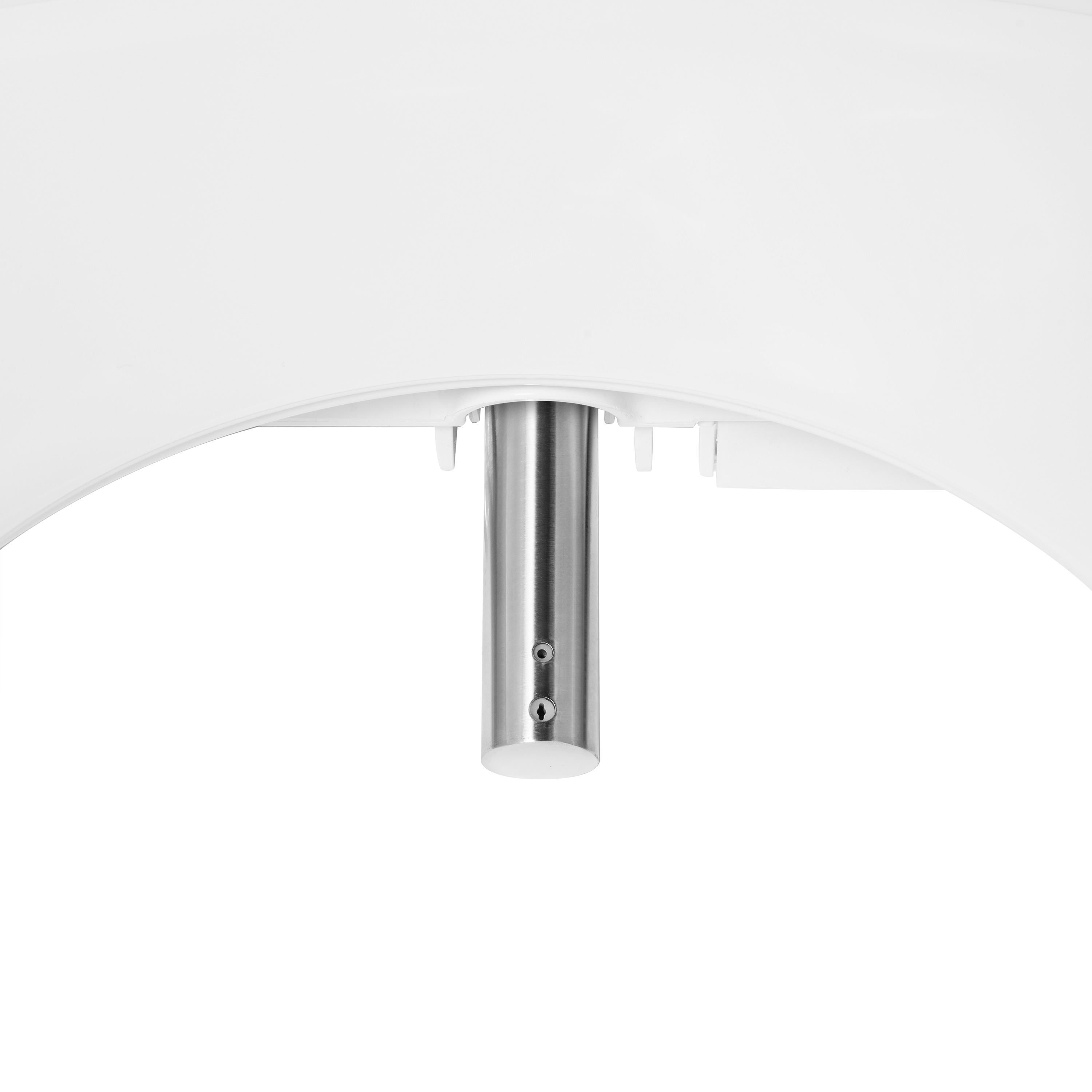 Asiento de Bidet con Cierre Suave Elongado y Calentado en Plástico Blanco de Brondell LES512-EW