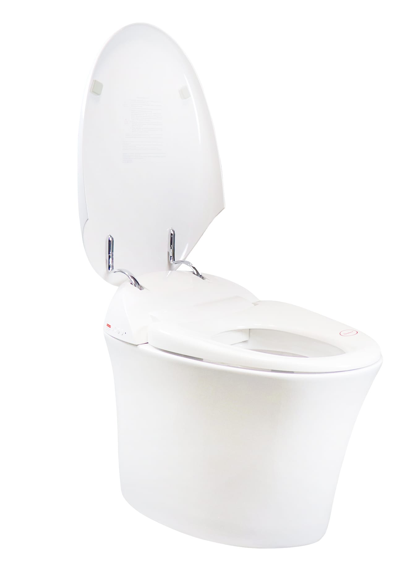 Bidet para Inodoro Color Blanco de Altura Estándar, Alargado, de Cierre Suave Inteligente de una Sola Pieza con Etiqueta WaterSense de 1.28 GPF y descarga de 12 pulgadas.