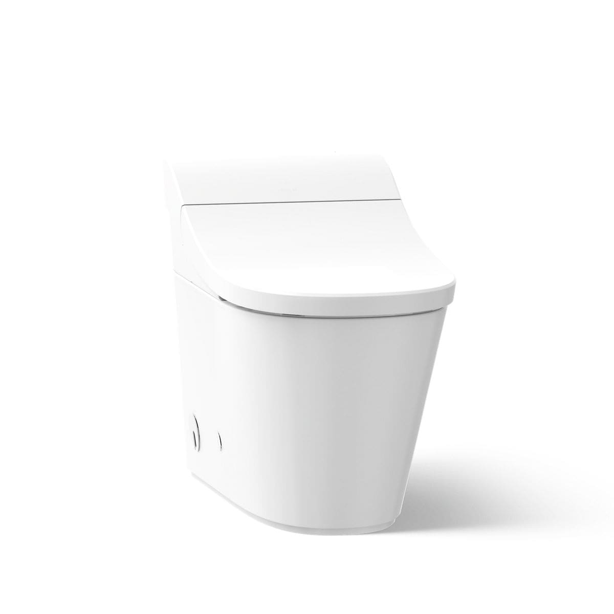 Inodoro Bidet Inteligente de Altura de Silla alargada de Descarga Dual Blanco Innate de KOHLER con Cierre Suave y Etiqueta WaterSense de 1.28 GPF