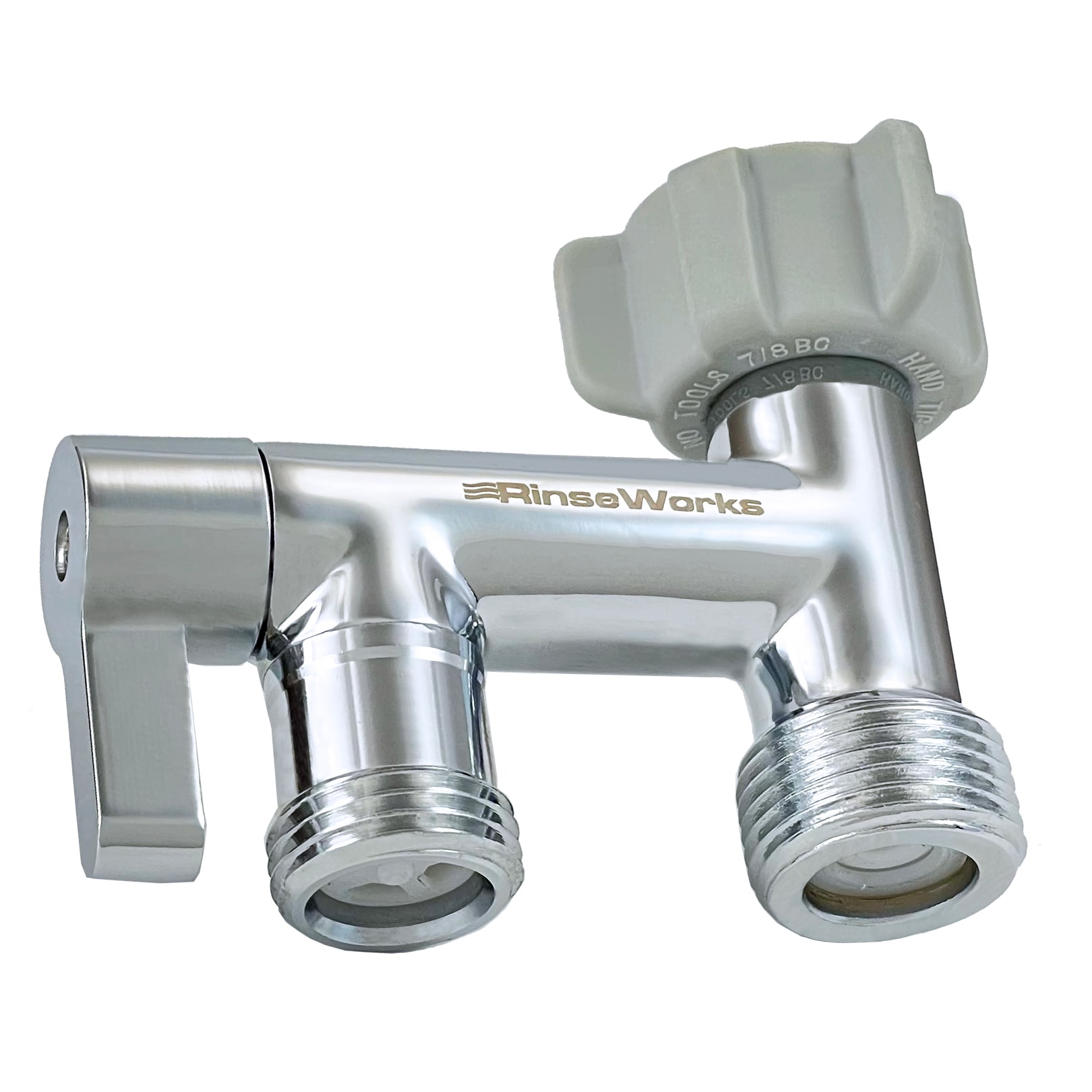 Rociador de bidé manual montado en el inodoro Aquaus Chrome ABT-360.