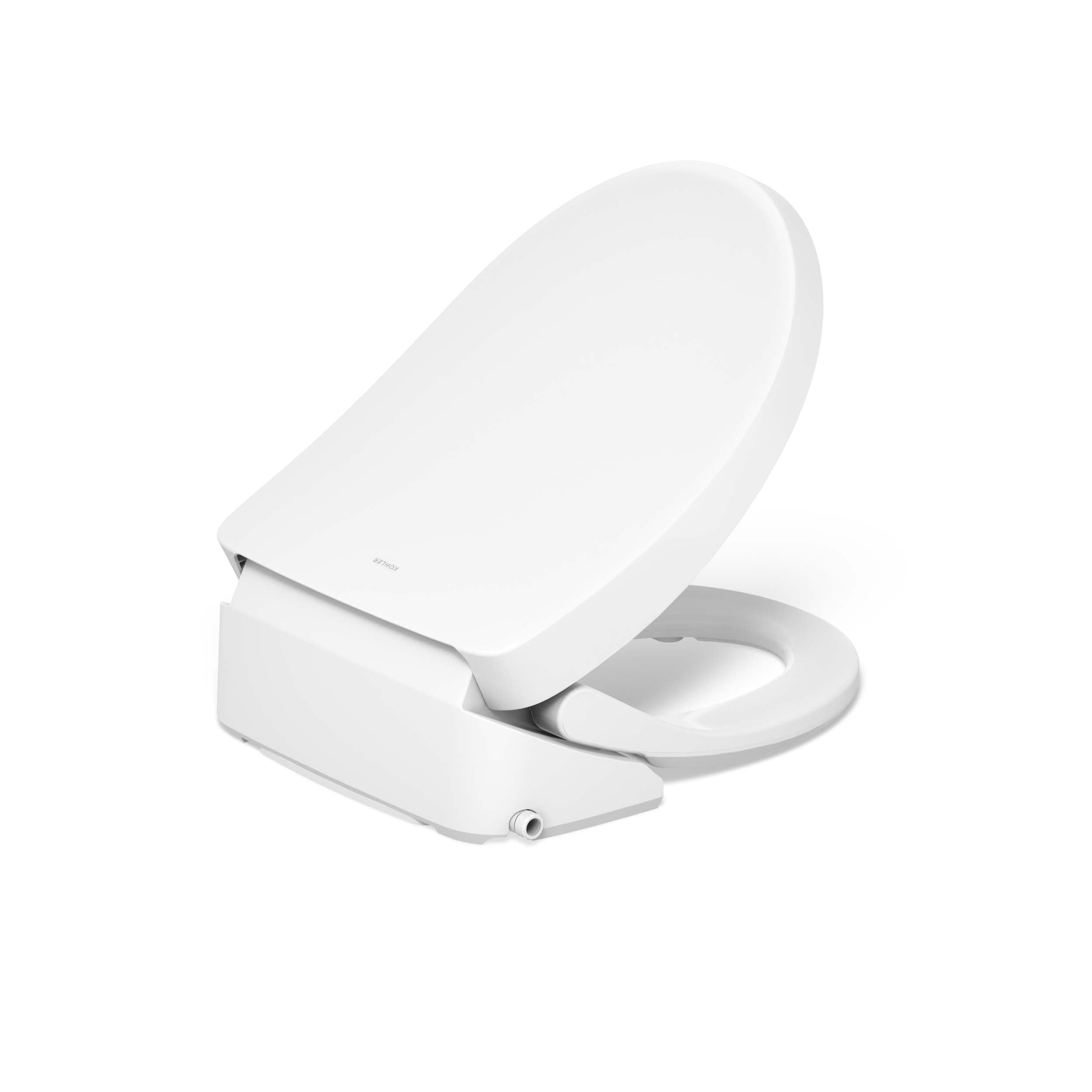 Asiento de Bidé con Calentador y Cierre Suave Redondo Blanco de Plástico PureWash de KOHLER 28118-0