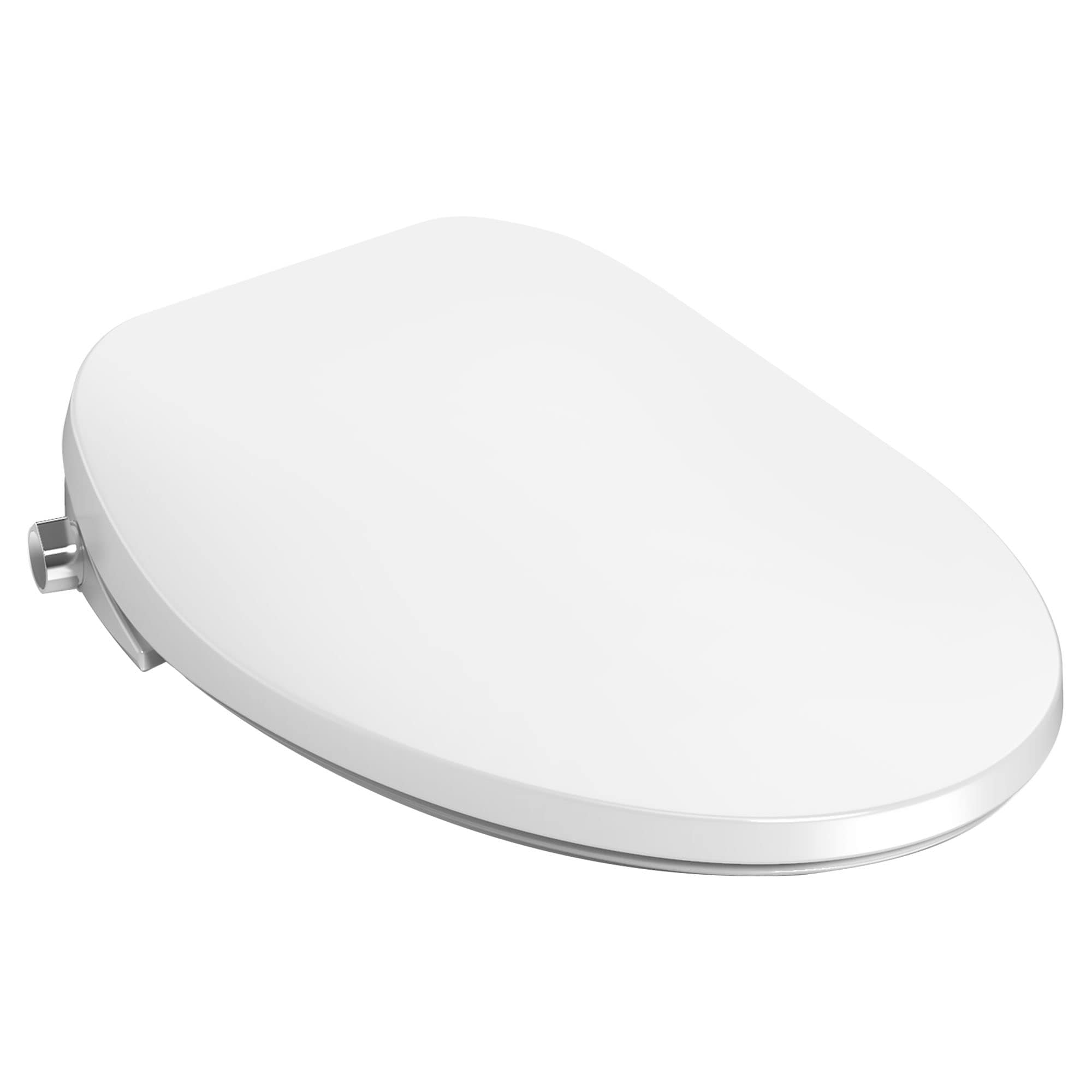 Asiento de Inodoro con Bidé American Standard AquaWash 2 Manual SpaLet de Plástico Blanco Alargado Suave con Cierre Suave y Calefacción611 8019A60GPC.020