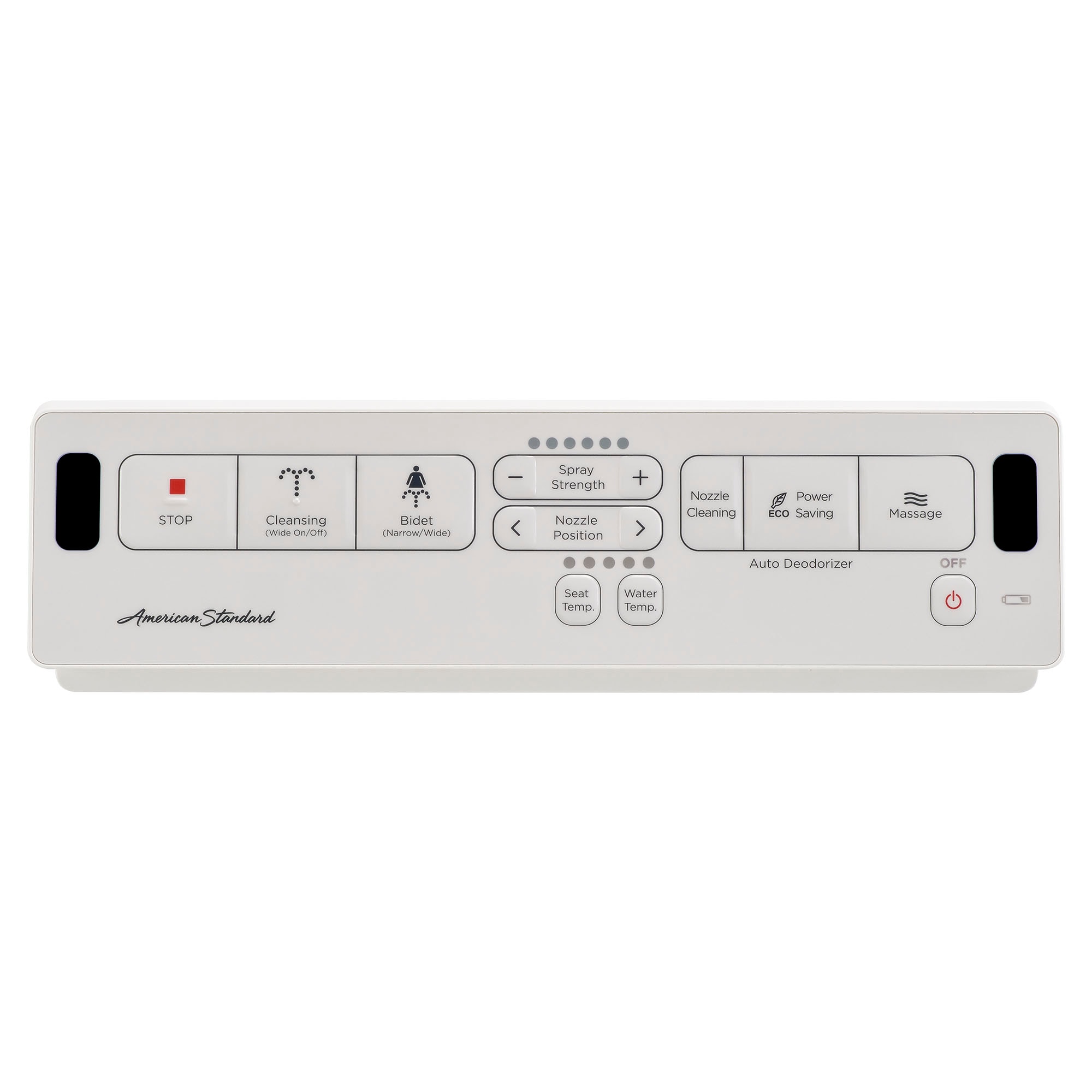 Asiento de baño con bidé eléctrico, cierre suave, calefacción y compatibilidad inteligente, color blanco, alargado, de plástico, de American Standard Spalet