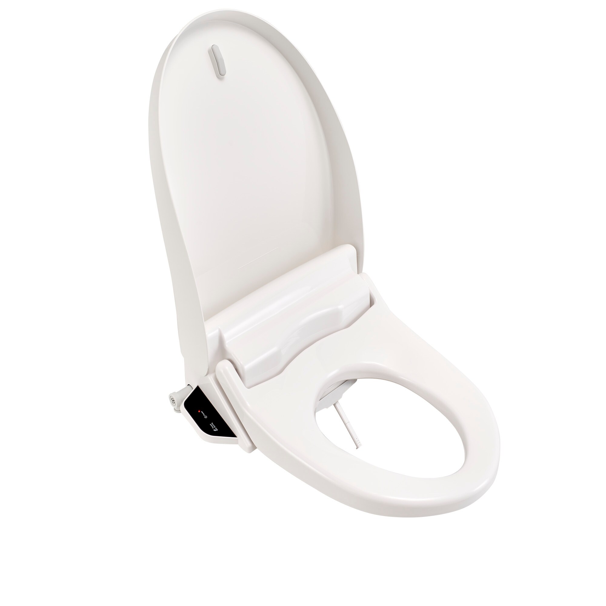 Asiento de baño con bidé eléctrico, cierre suave, calefacción y compatibilidad inteligente, color blanco, alargado, de plástico, de American Standard Spalet